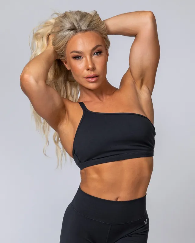 HBxMN Sea Spray Bralette - Black made by Muscle Nation