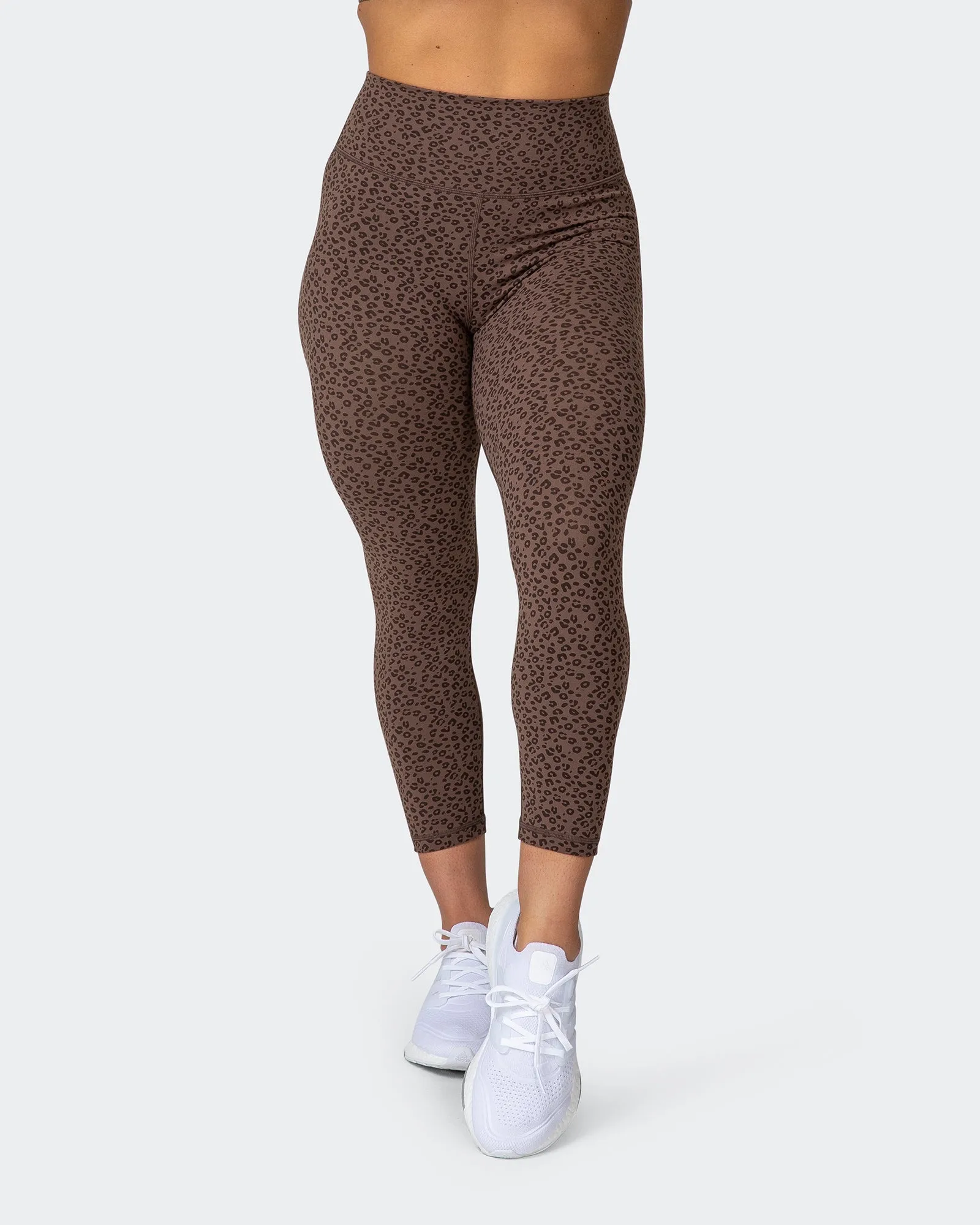 Signature Scrunch 7/8 Leggings - Chocolate Mini Cheetah Print sold by Muscle Nation product image thumbnail 2