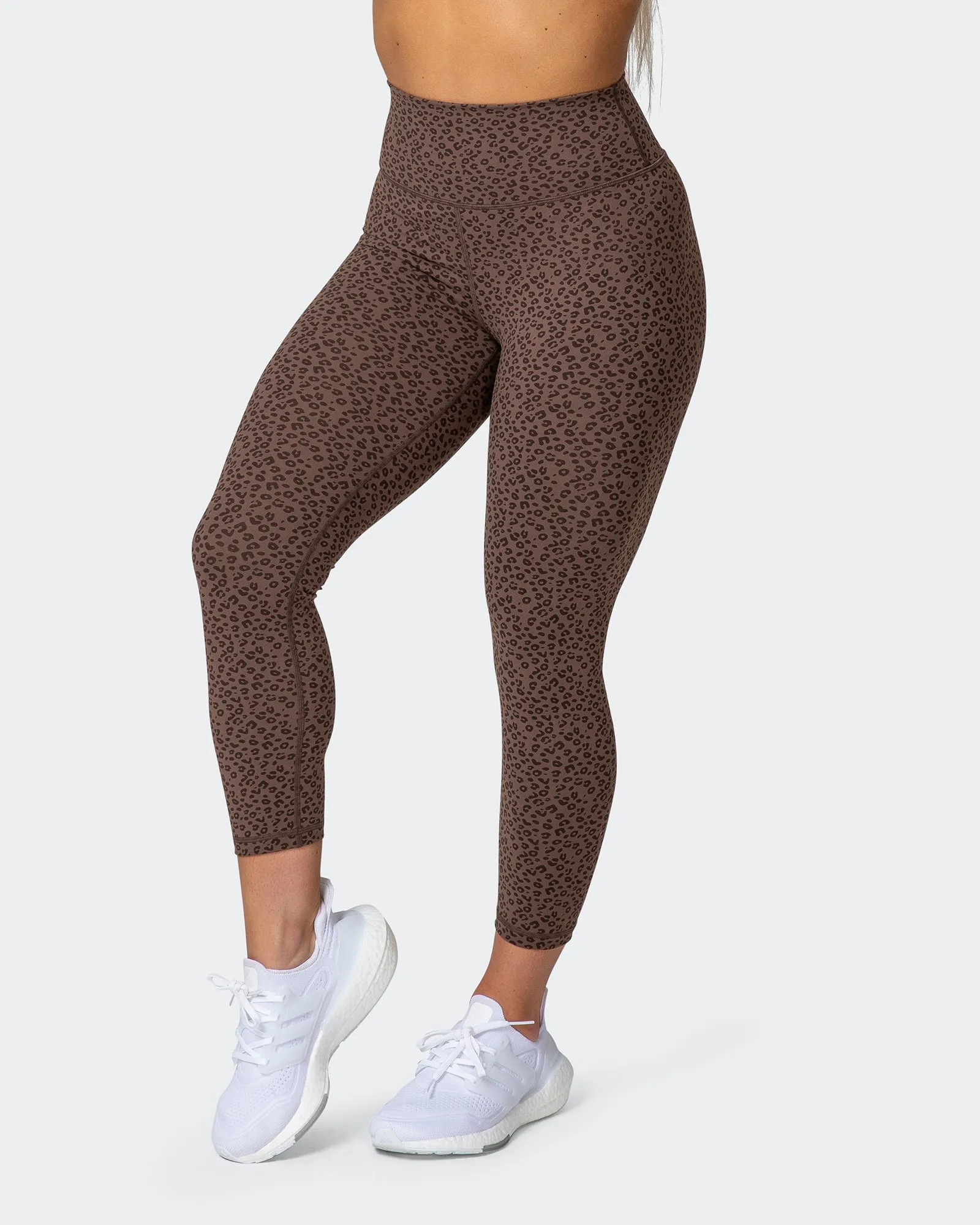 Signature Scrunch 7/8 Leggings - Chocolate Mini Cheetah Print sold by Muscle Nation product image thumbnail 3