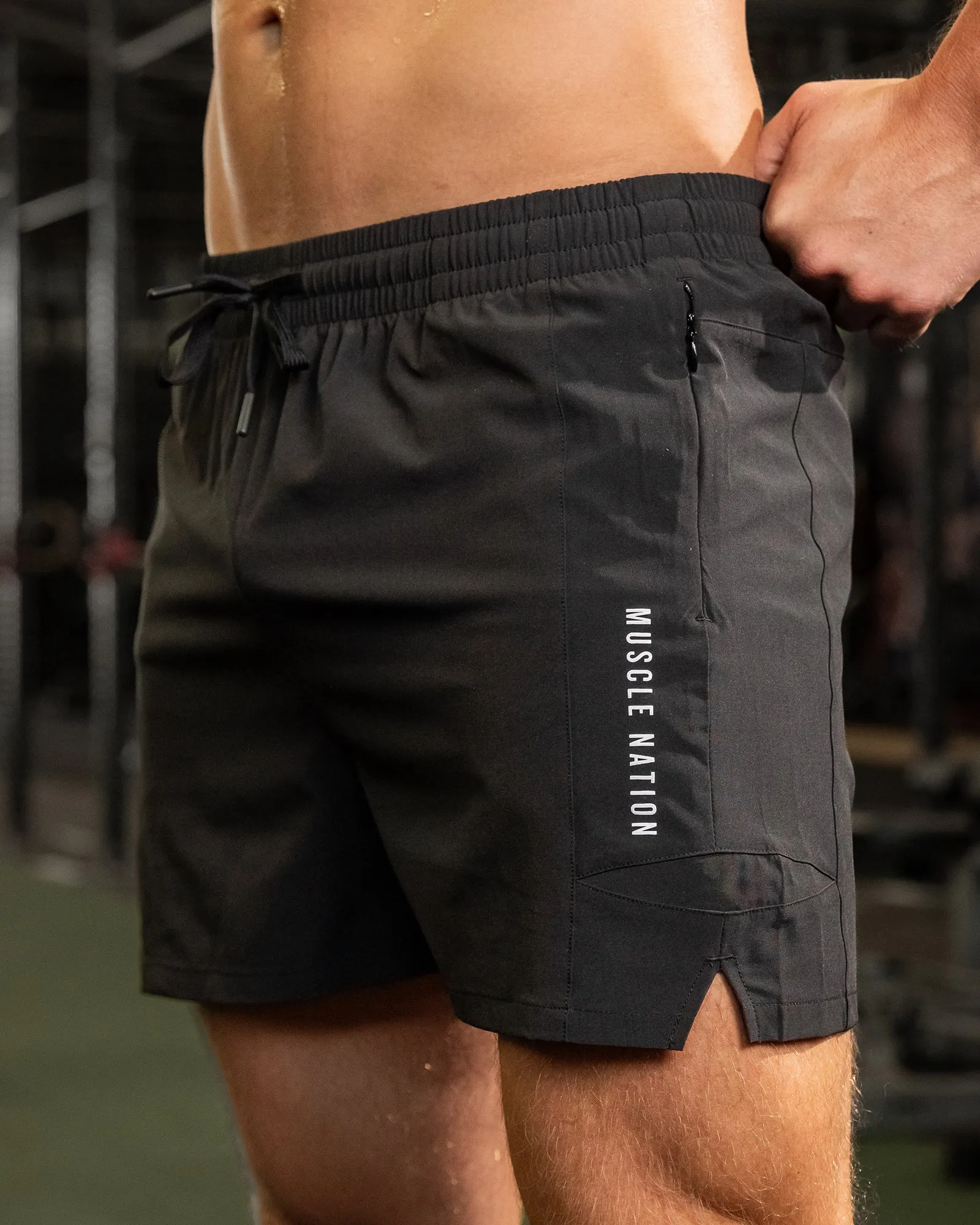Streamline Training Shorts - Black sold by Muscle Nation