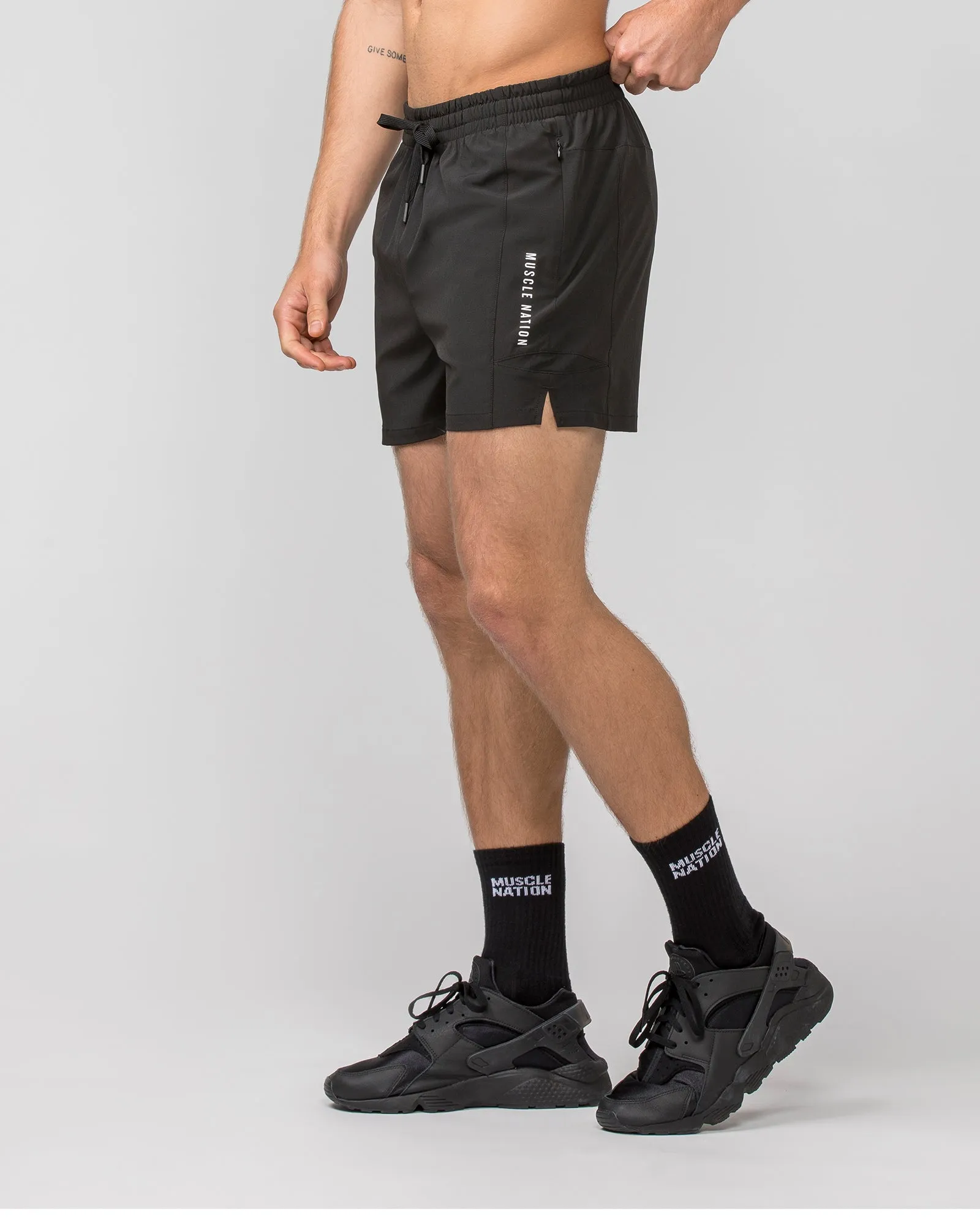 Streamline Training Shorts - Black sold by Muscle Nation product image thumbnail 2