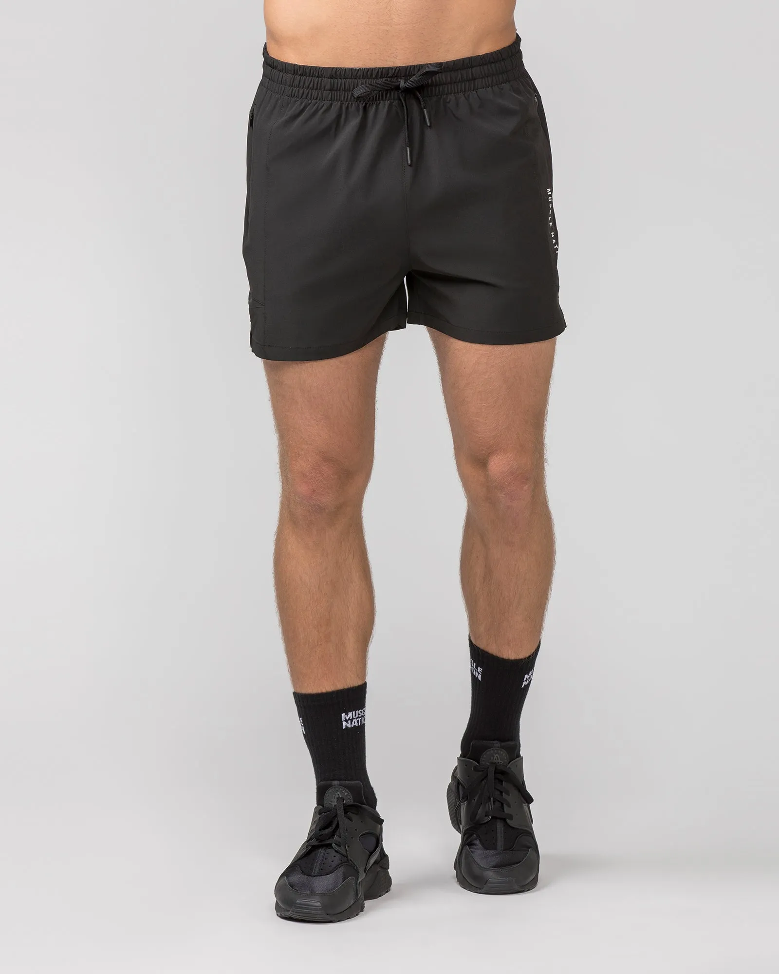 Streamline Training Shorts - Black sold by Muscle Nation product image thumbnail 3