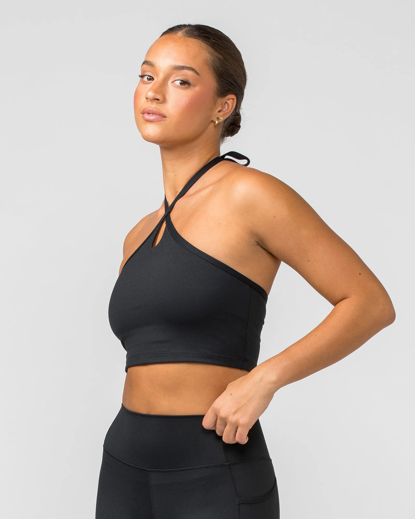 Shimmer Bra Tank Combo - Black sold by Muscle Nation product image thumbnail 2
