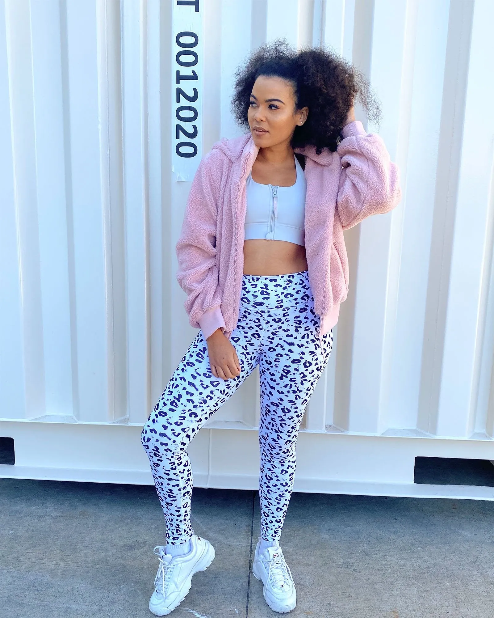 Locked & Loaded Bra - Grey/White sold by Muscle Nation product image thumbnail 3