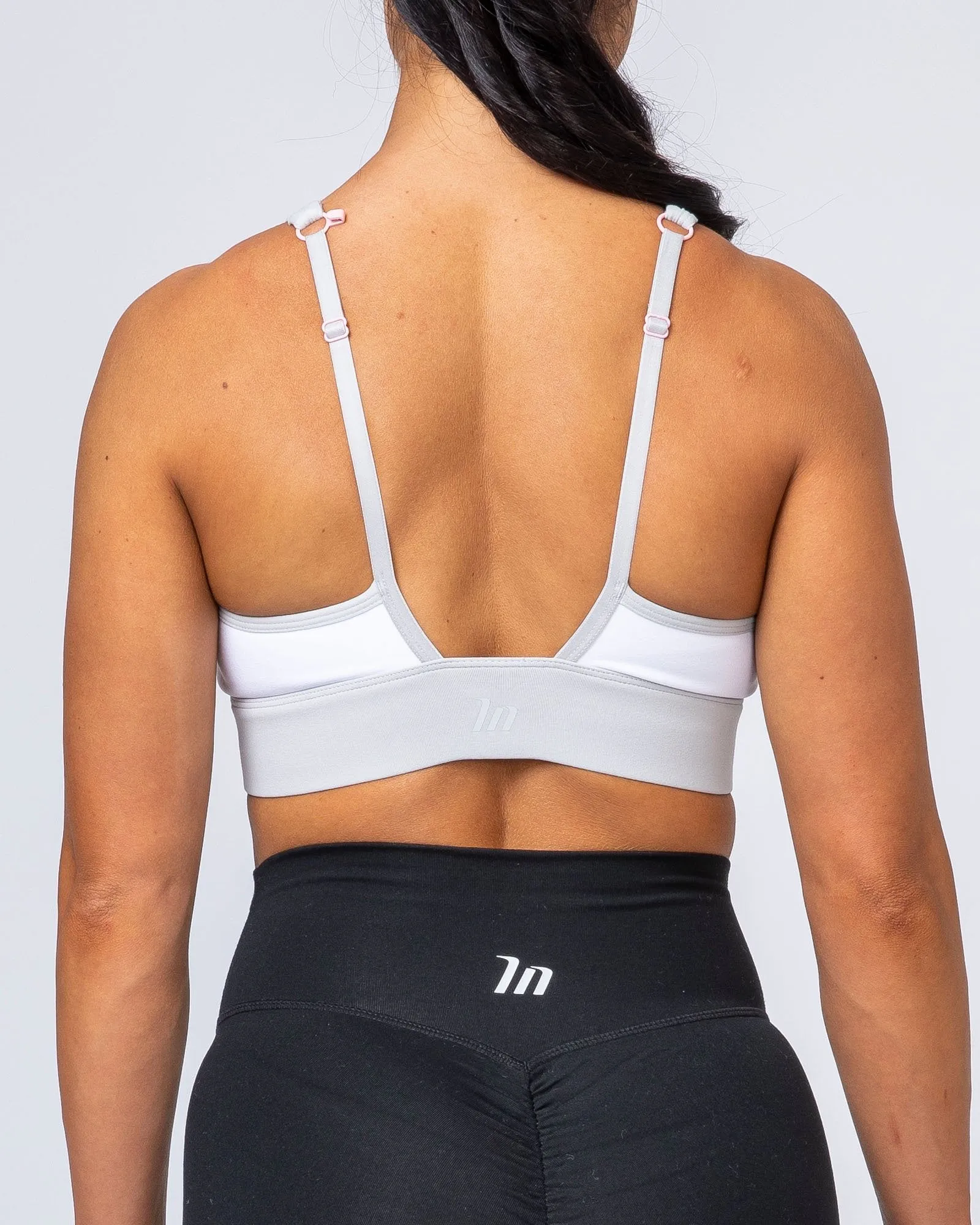 Locked & Loaded Bra - Grey/White sold by Muscle Nation product image thumbnail 5
