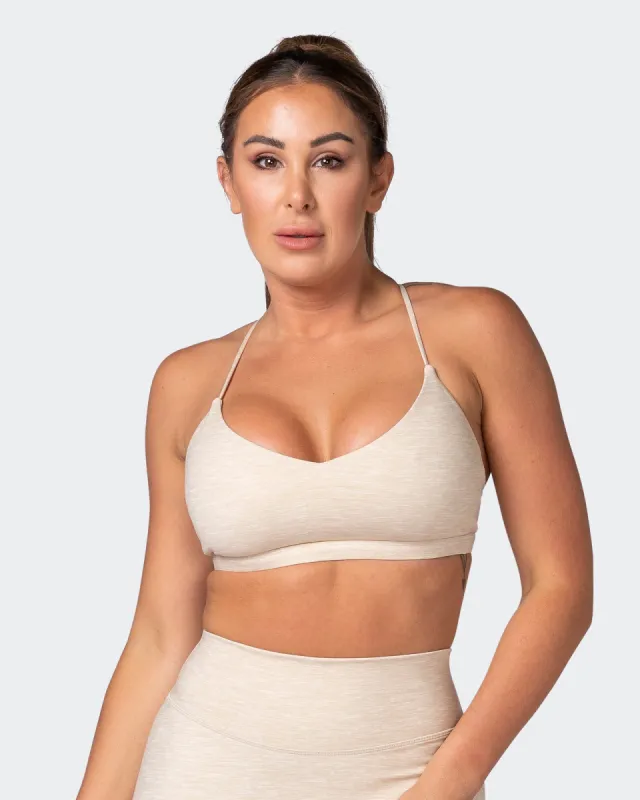 Sun Kissed Bralette - Almond Marl sold by Muscle Nation