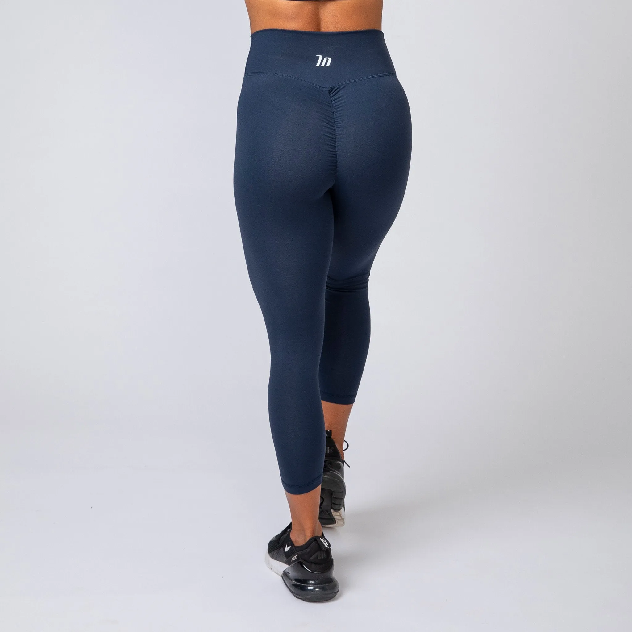 Signature Scrunch 7/8 Leggings - Navy sold by Muscle Nation product image thumbnail 3