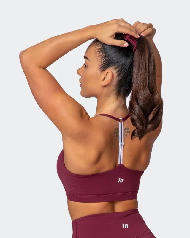Free Throw Bralette - Wine sold by Muscle Nation