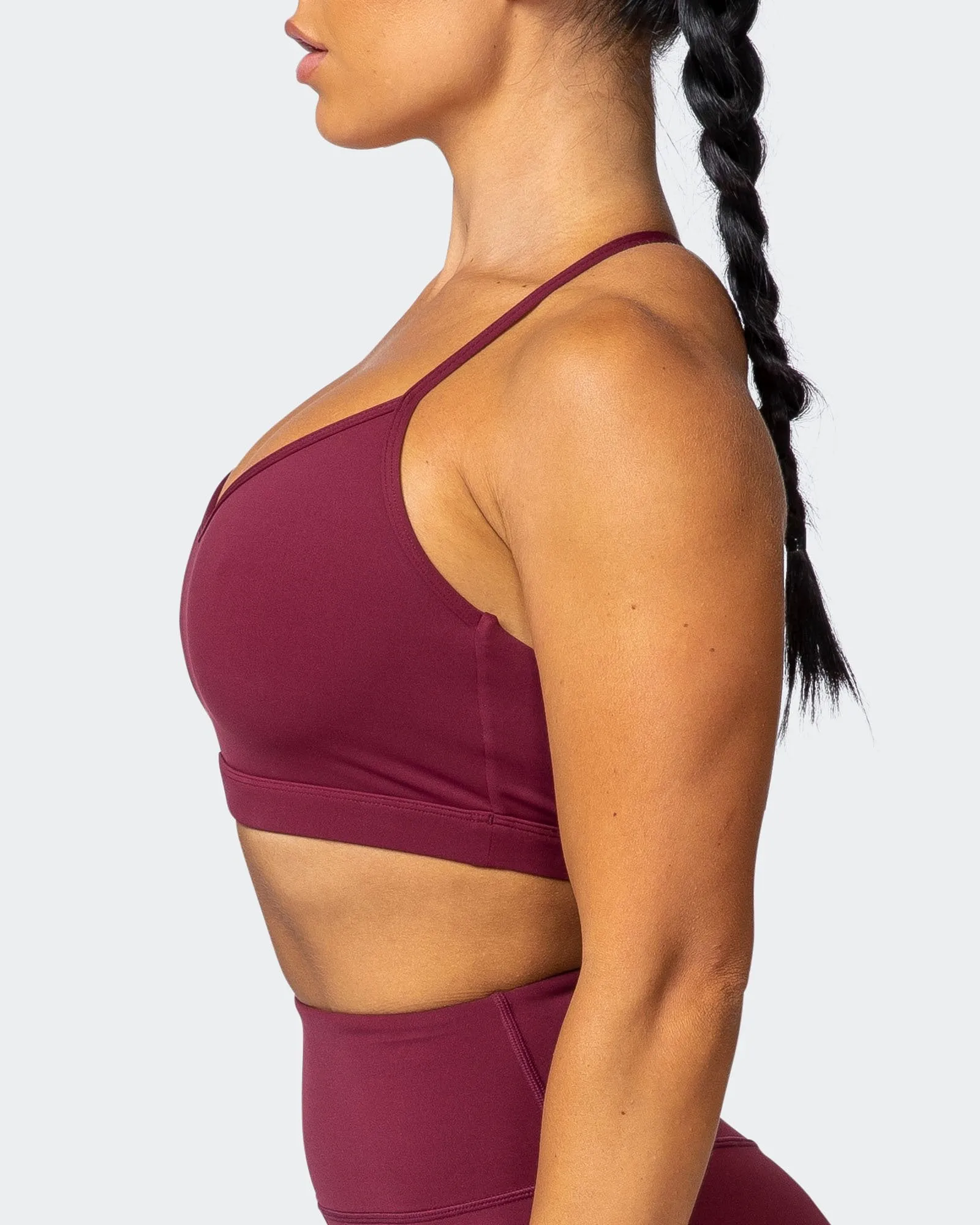 Free Throw Bralette - Wine sold by Muscle Nation product image thumbnail 5