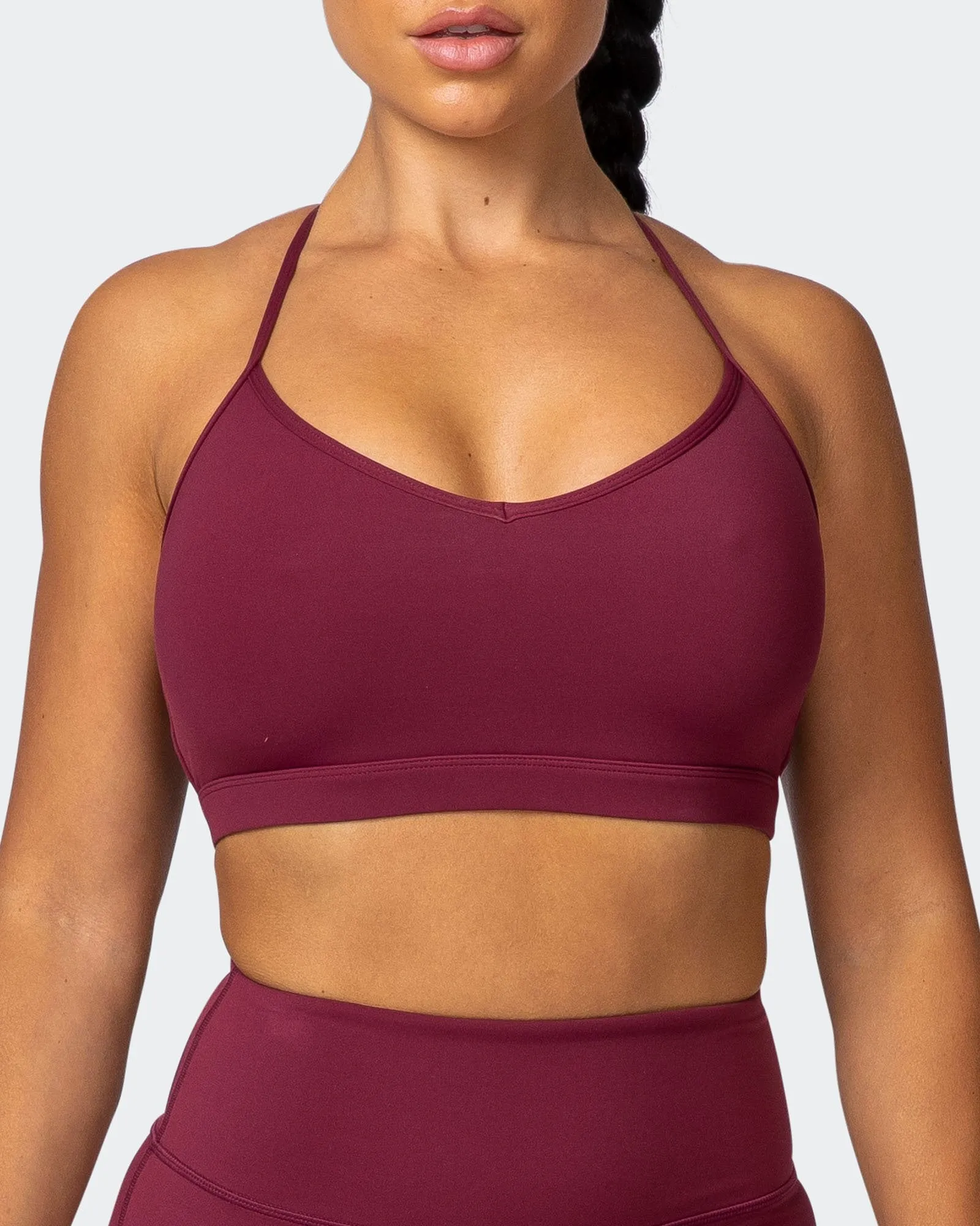 Free Throw Bralette - Wine sold by Muscle Nation product image thumbnail 3