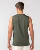Ventilation Tank - Dark Khaki sold by Muscle Nation