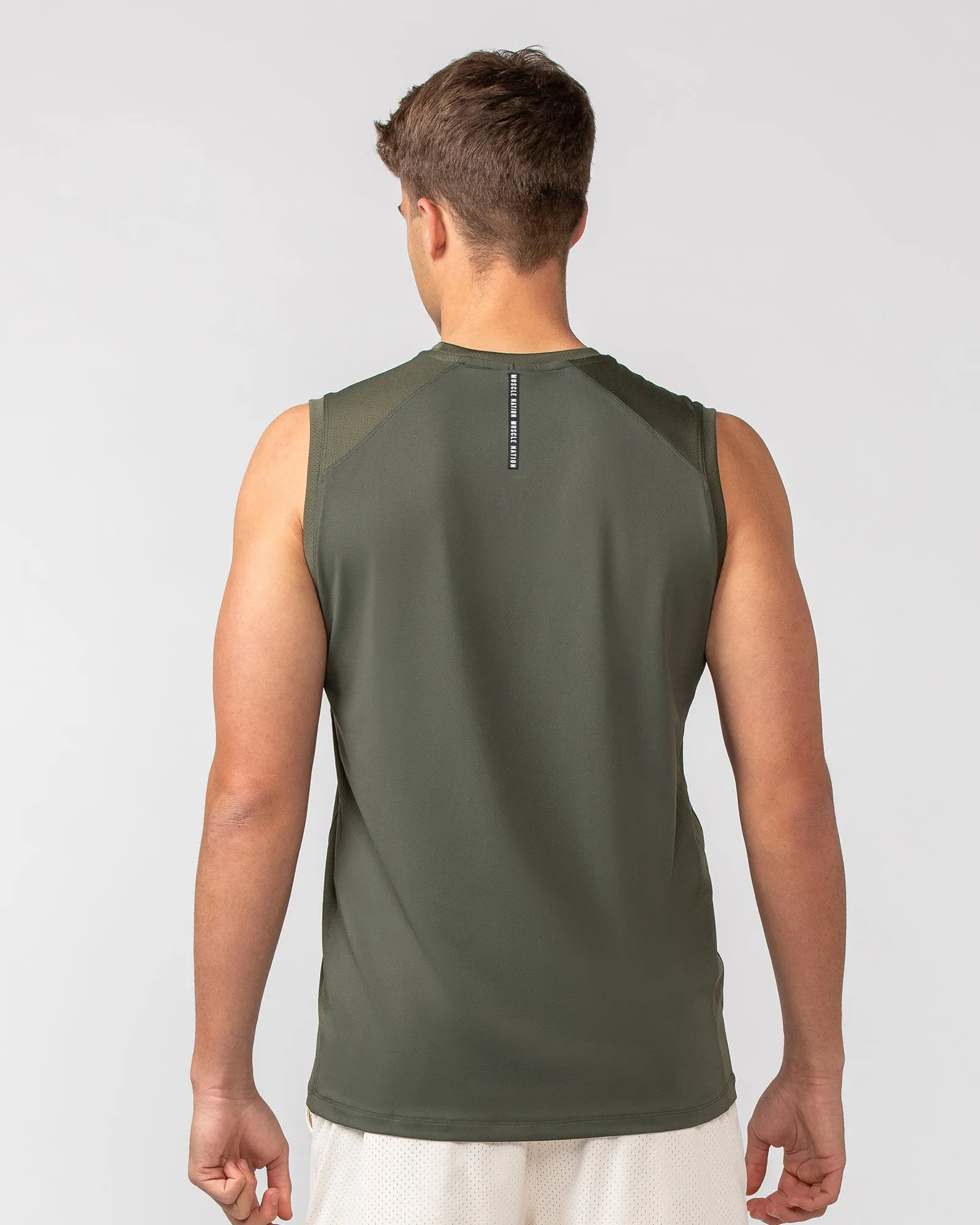 Ventilation Tank - Dark Khaki sold by Muscle Nation product image thumbnail 5