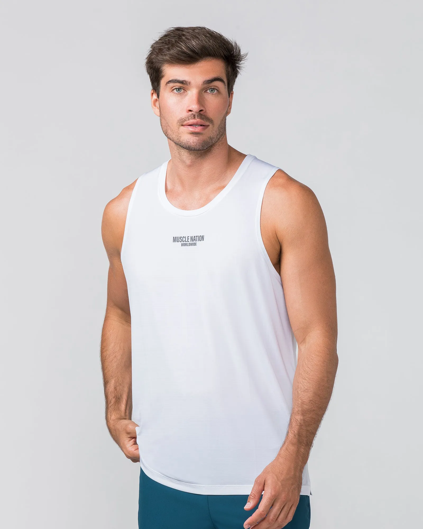 Worldwide Active Tank - White sold by Muscle Nation