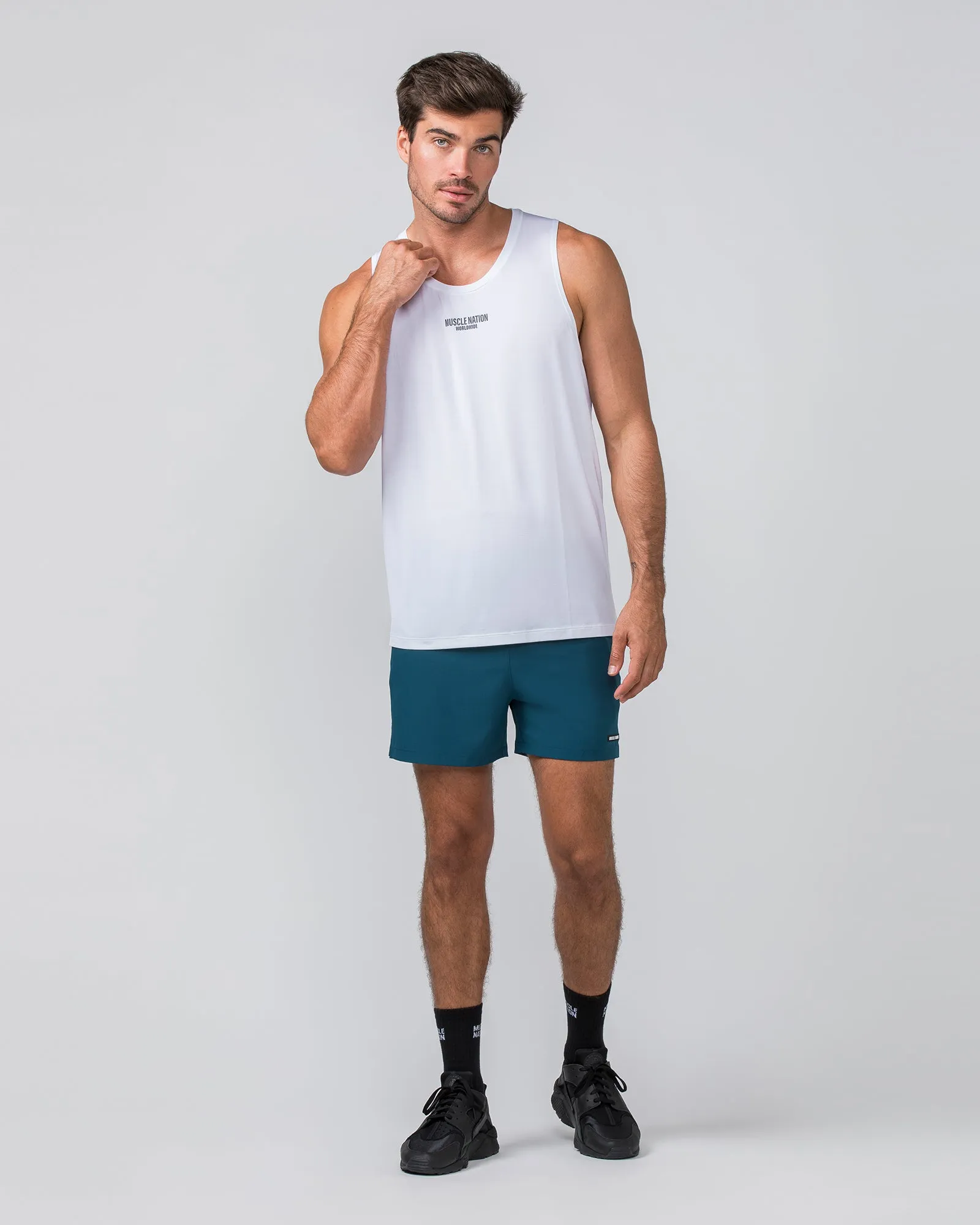Worldwide Active Tank - White sold by Muscle Nation product image thumbnail 5