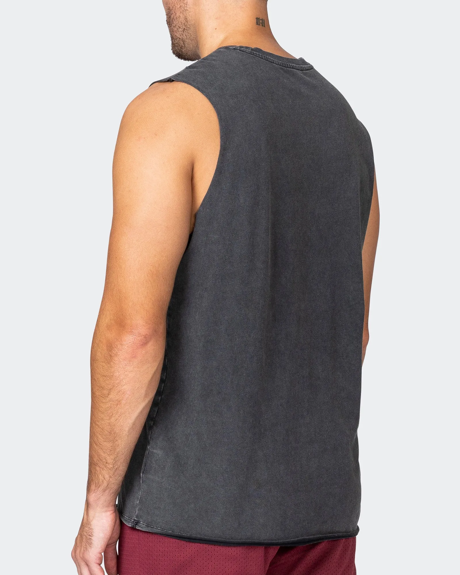 Leopard Vintage Tank - Washed Black sold by Muscle Nation product image thumbnail 5