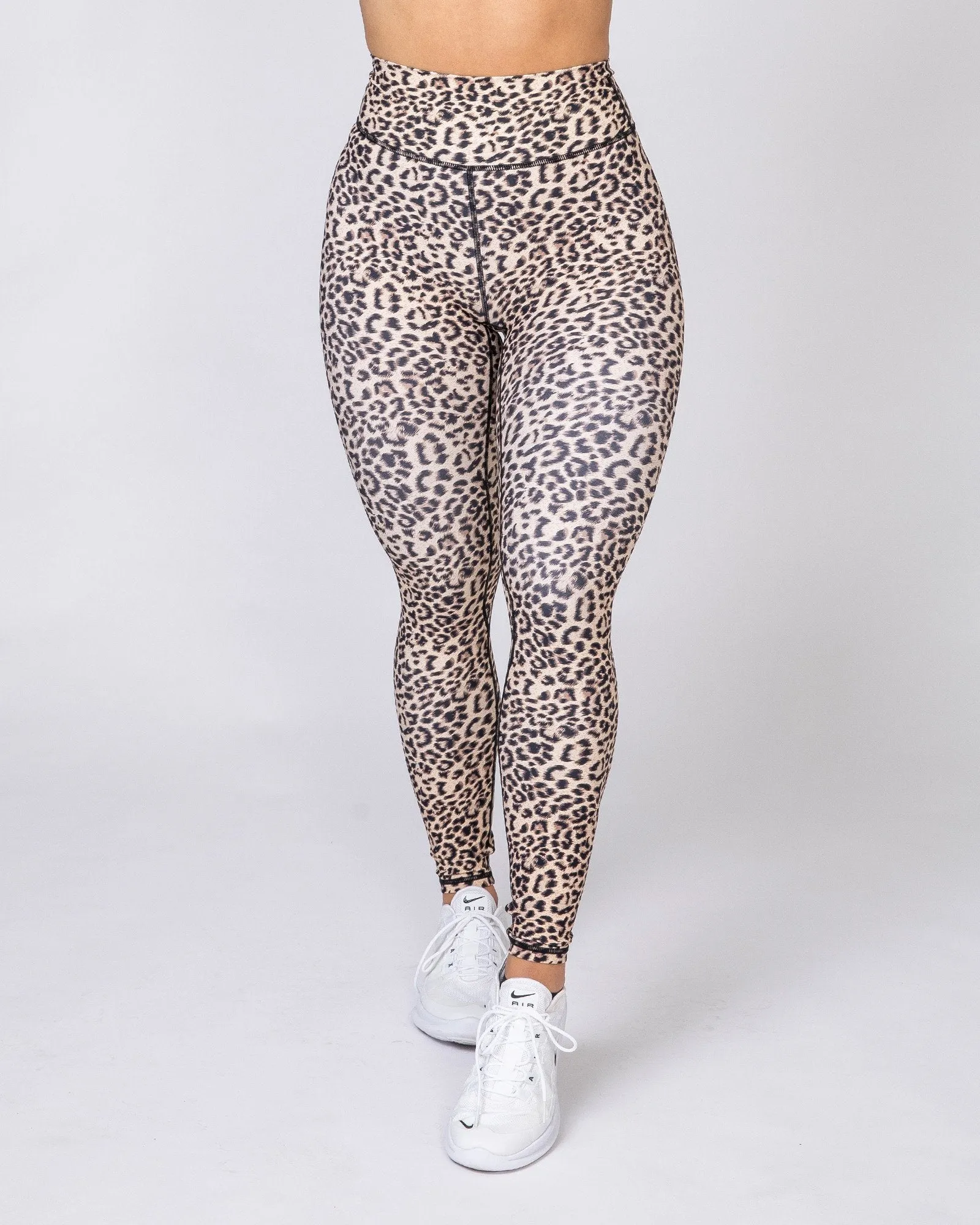 Motion Full Length Leggings - Yellow Leopard sold by Muscle Nation product image thumbnail 2