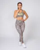 Motion Full Length Leggings - Yellow Leopard sold by Muscle Nation
