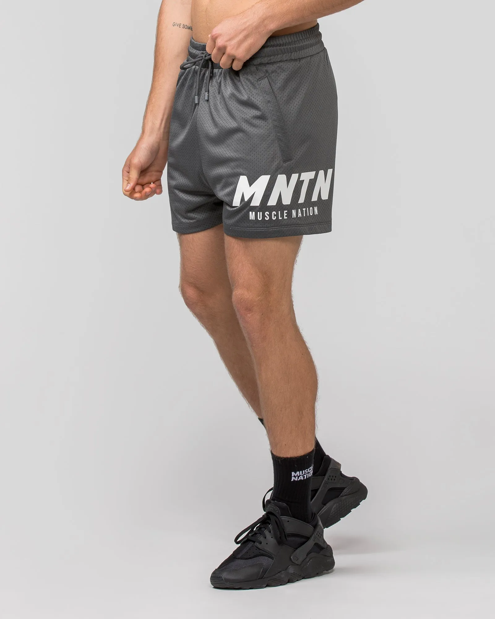 MNTN Lay Up 3.5" Shorts - Tornado sold by Muscle Nation