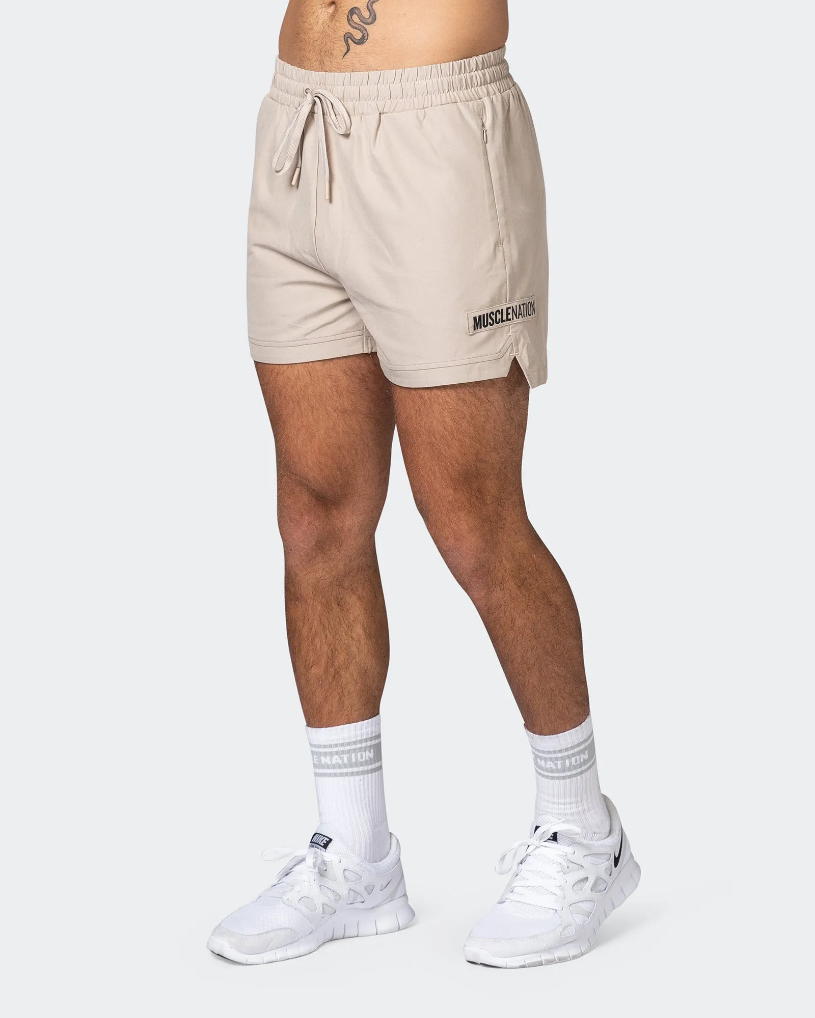 Elevate Active Shorts - Bone sold by Muscle Nation product image thumbnail 3