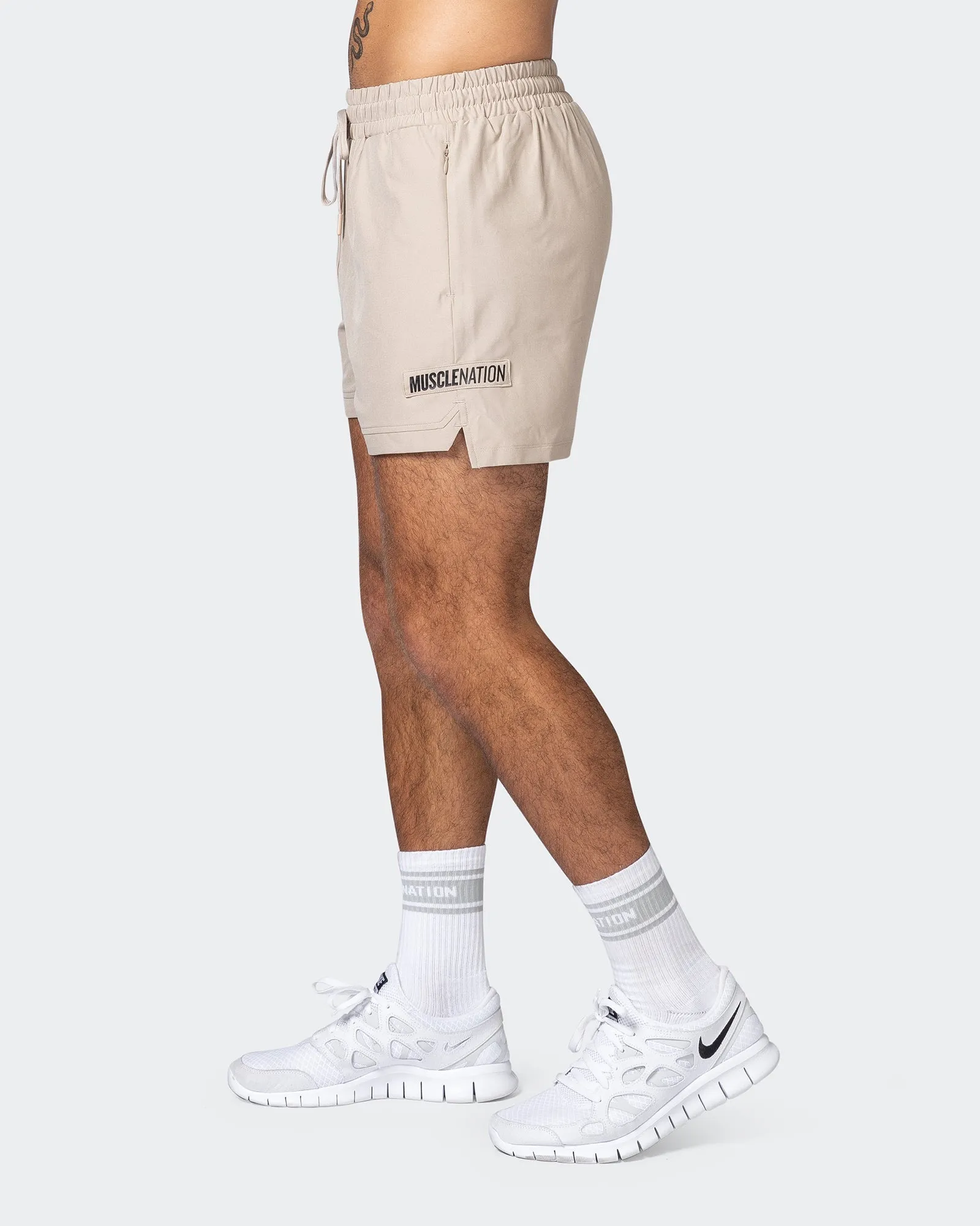 Elevate Active Shorts - Bone sold by Muscle Nation product image thumbnail 4