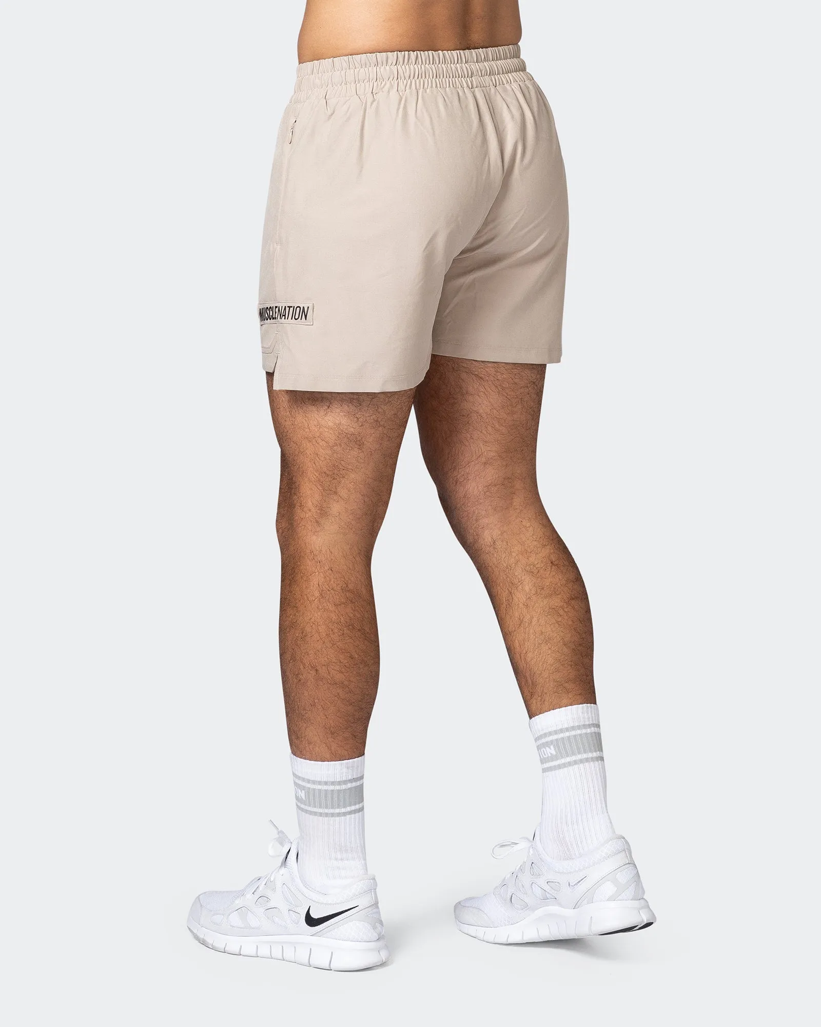 Elevate Active Shorts - Bone sold by Muscle Nation product image thumbnail 5