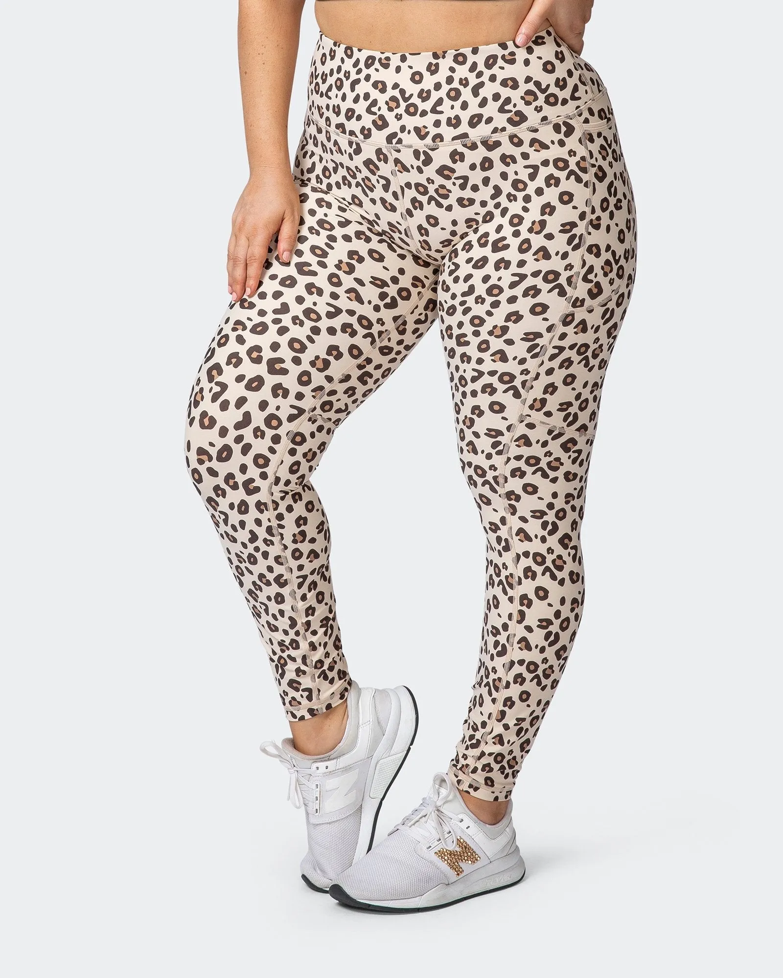 Superior Squat Pocket Ankle Length Leggings - Cheetah Print sold by Muscle Nation