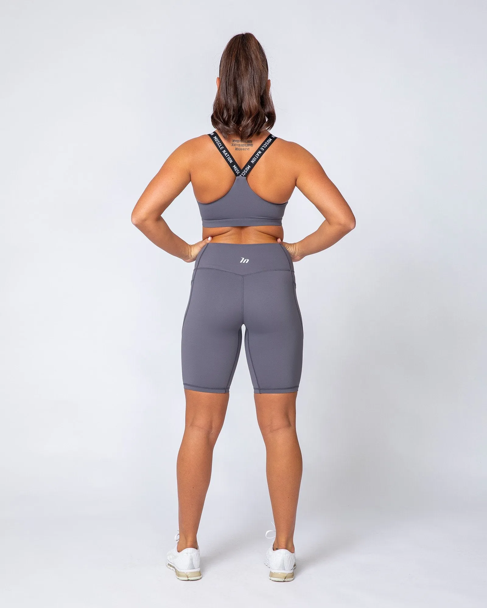 Tempo Bra - Sleet Grey sold by Muscle Nation product image thumbnail 2