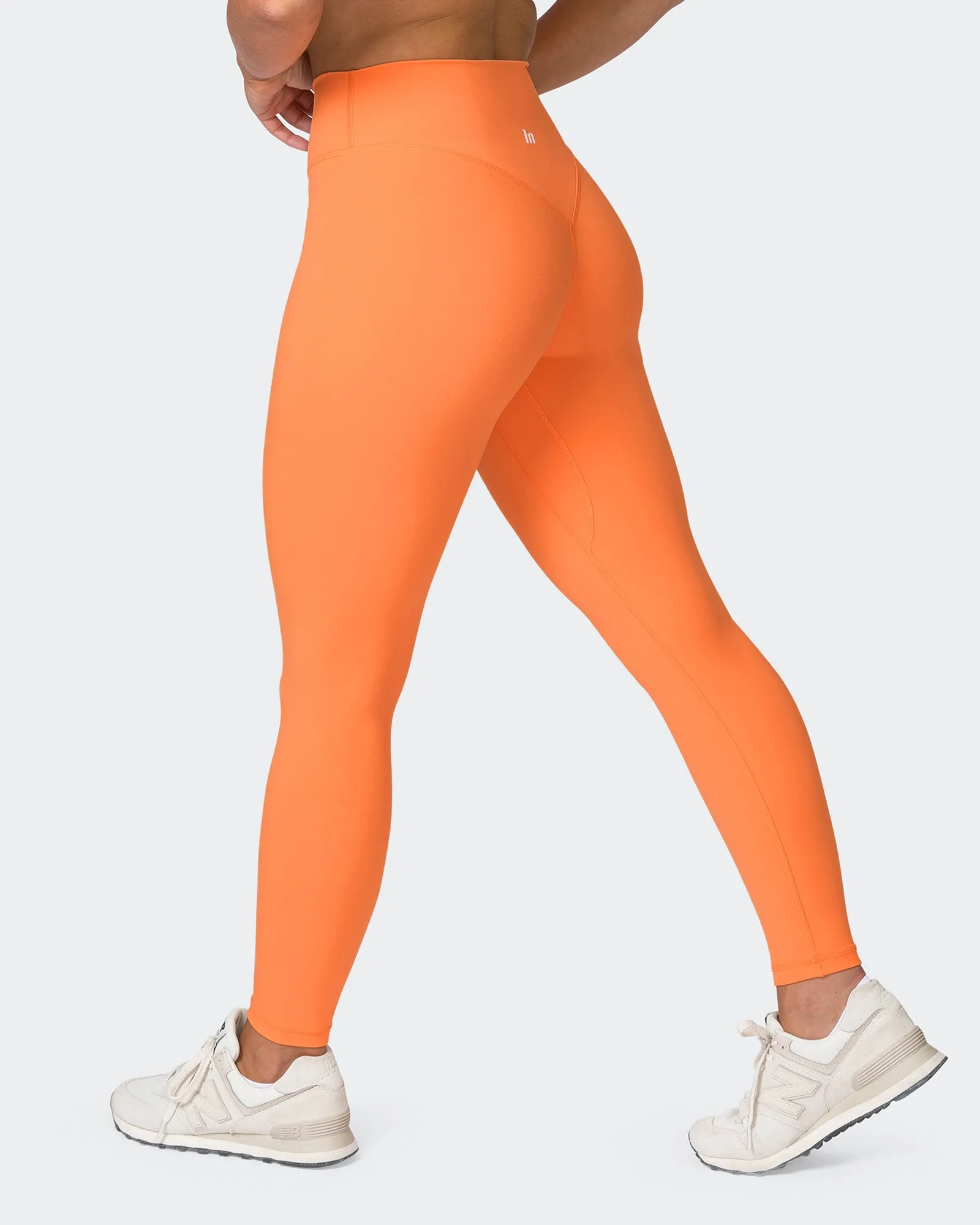 Liberty Zero Rise Ankle Length Leggings - Papaya sold by Muscle Nation