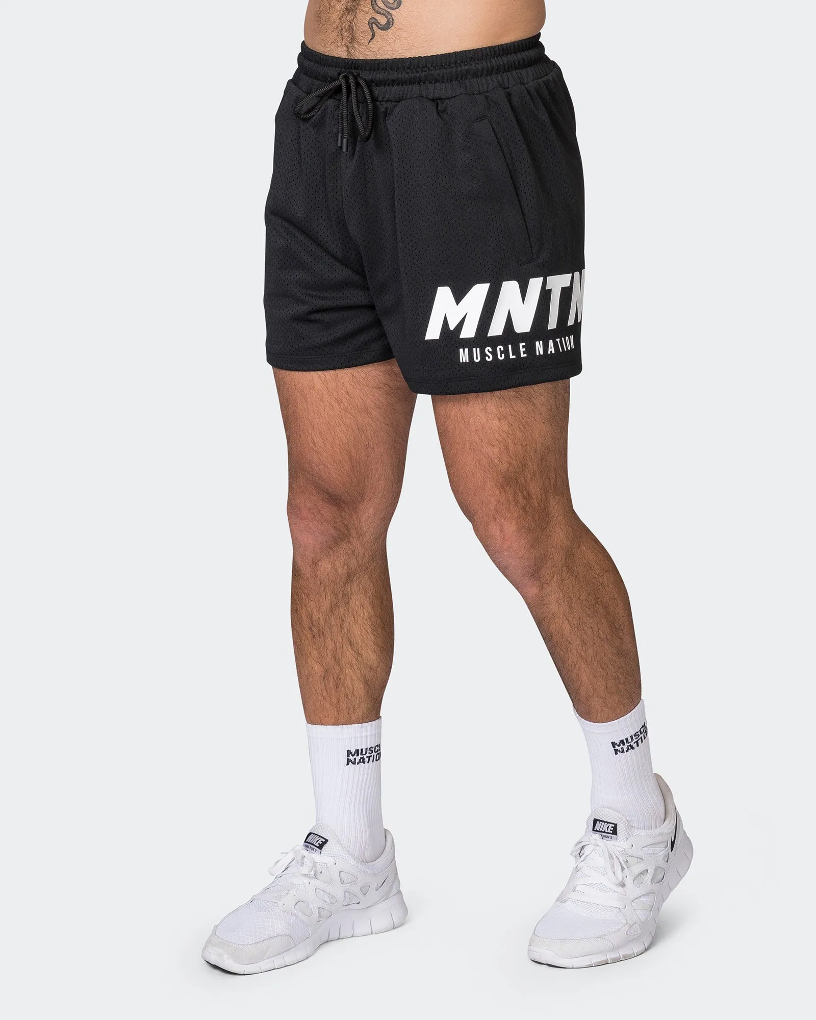 MNTN Lay Up 3.5" Shorts - Black sold by Muscle Nation product image thumbnail 4