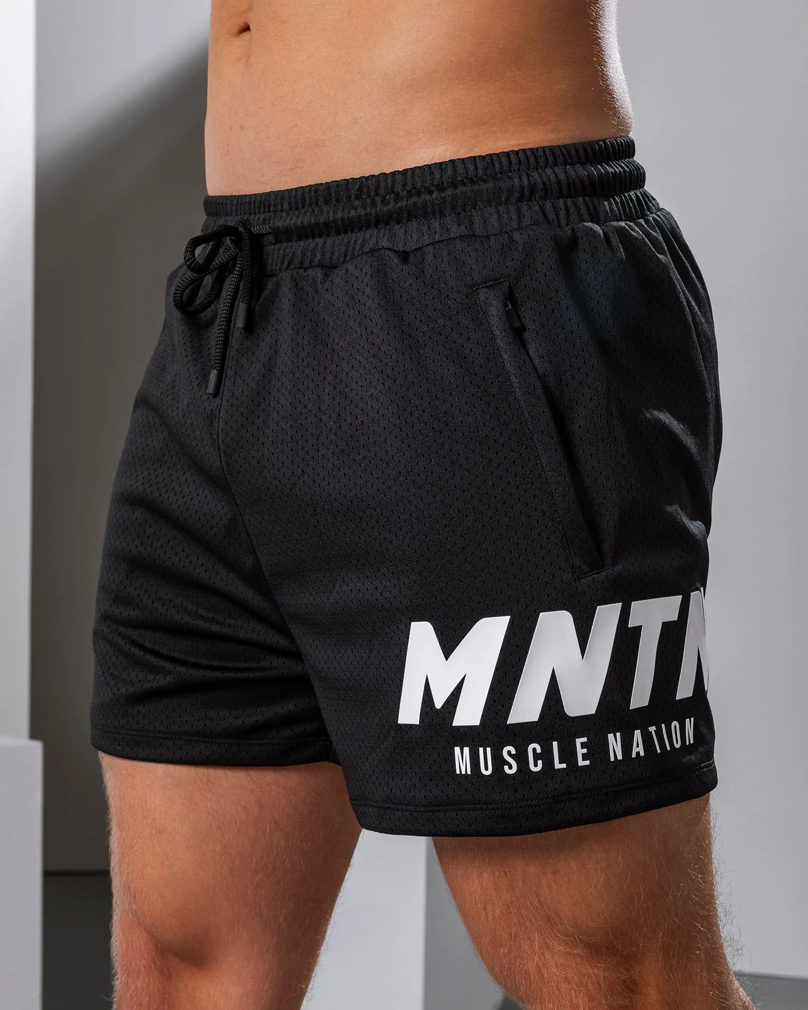 MNTN Lay Up 3.5" Shorts - Black sold by Muscle Nation