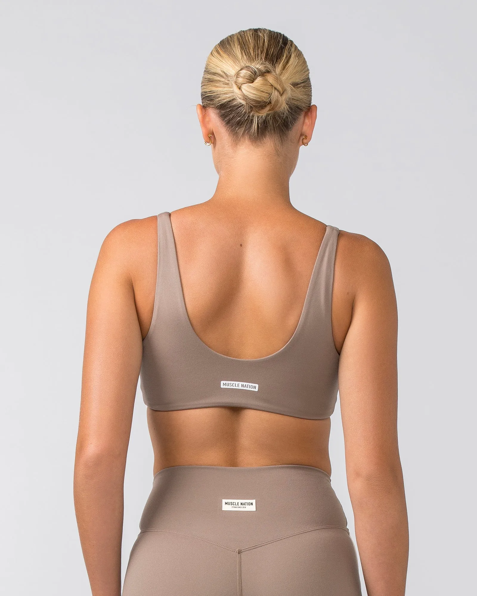 Scoop Everyday Bralette - Mushroom sold by Muscle Nation product image thumbnail 5