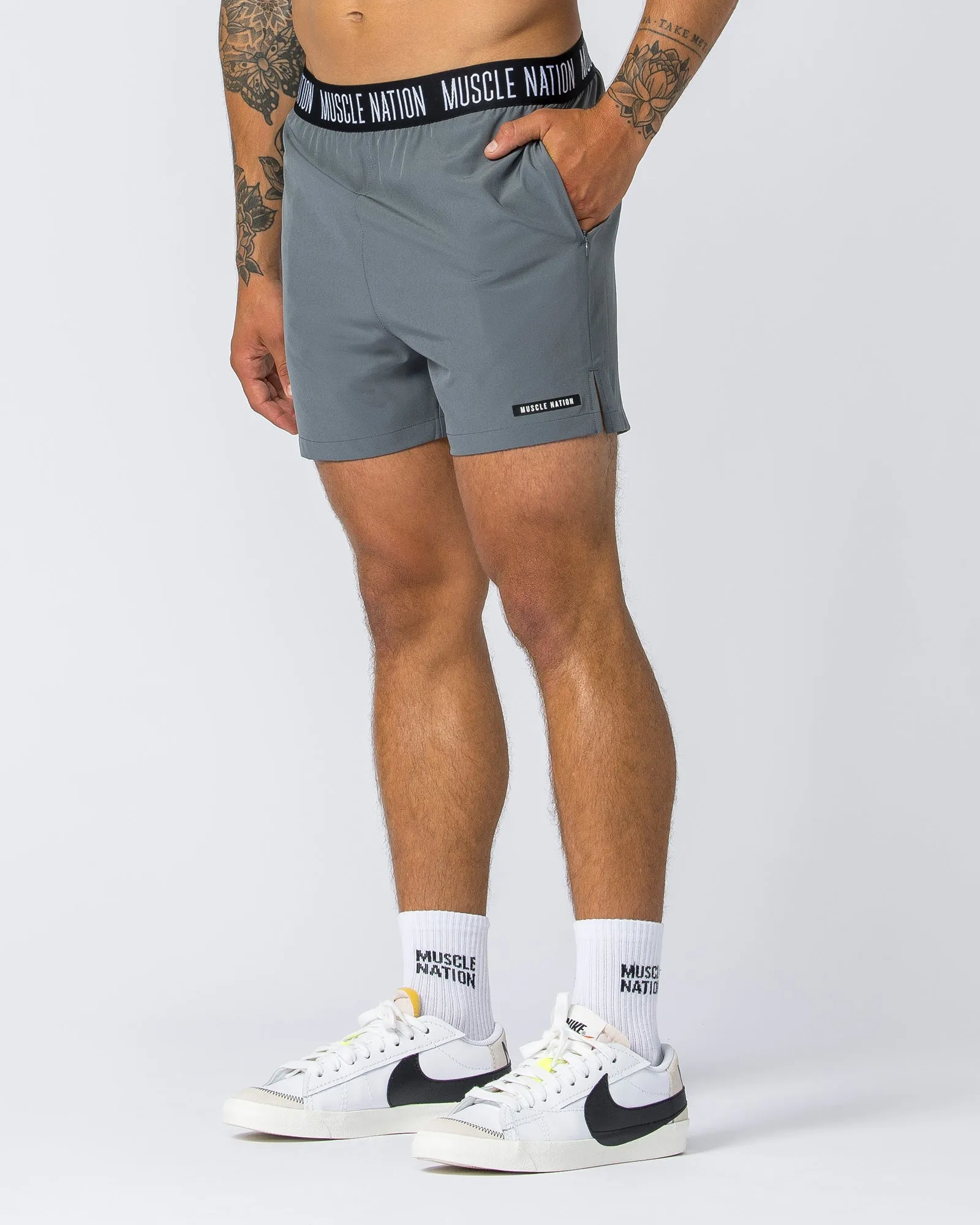 Level Up Training 4" Shorts - Tornado sold by Muscle Nation