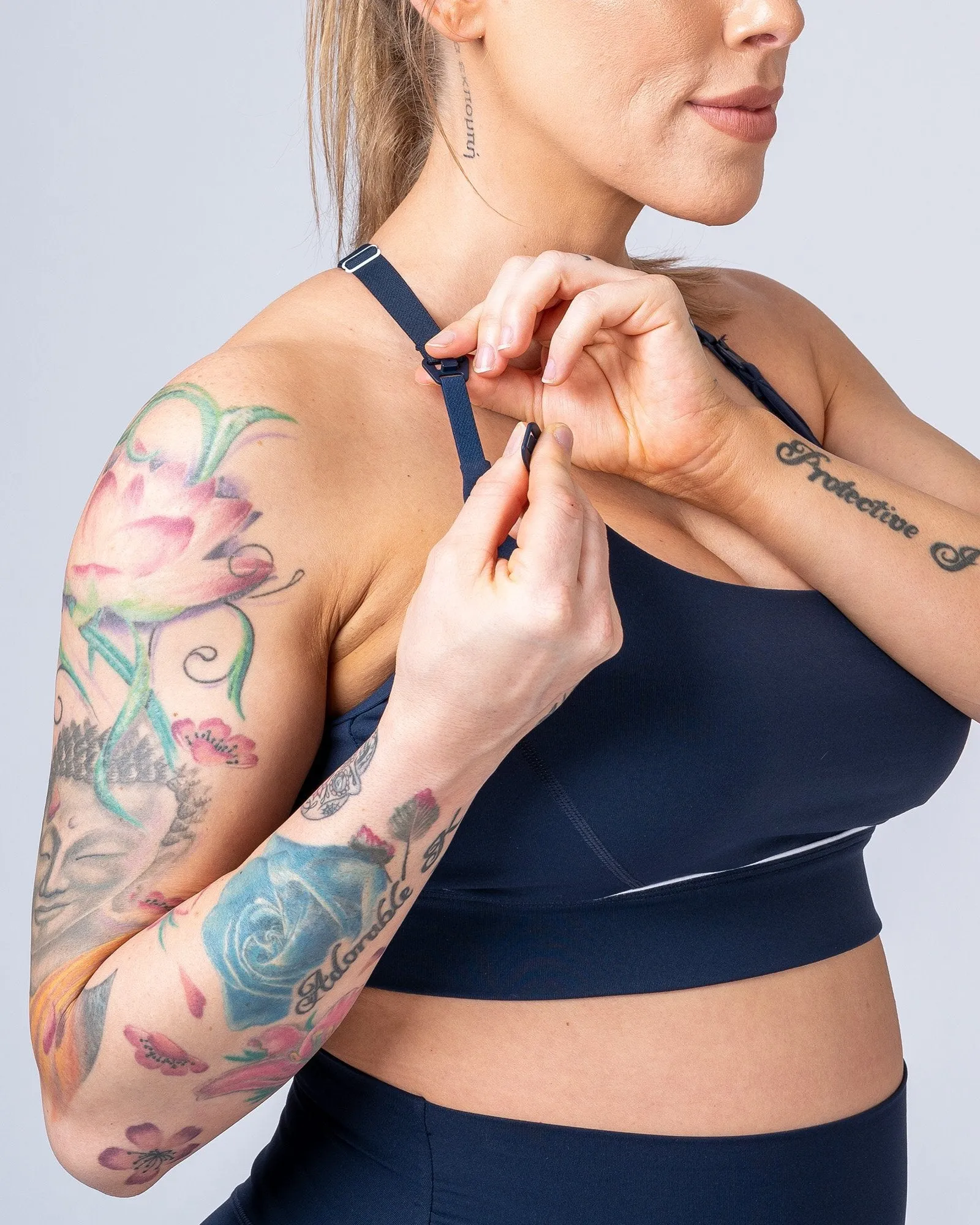 Maternity Bra - Navy sold by Muscle Nation product image thumbnail 2