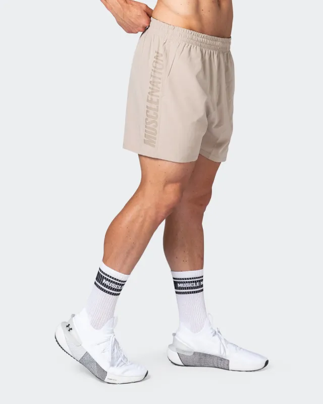 Function 4" Shorts - Bone sold by Muscle Nation
