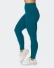 Liberty Zero Rise Ankle Length Leggings - Dark Marine sold by Muscle Nation