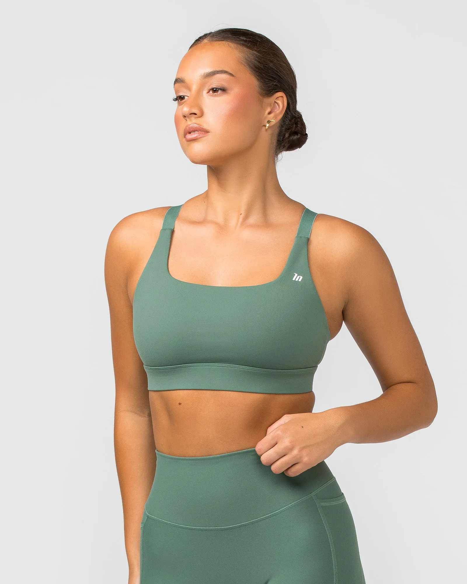 Base Bra - Mineral Green sold by Muscle Nation product image thumbnail 2