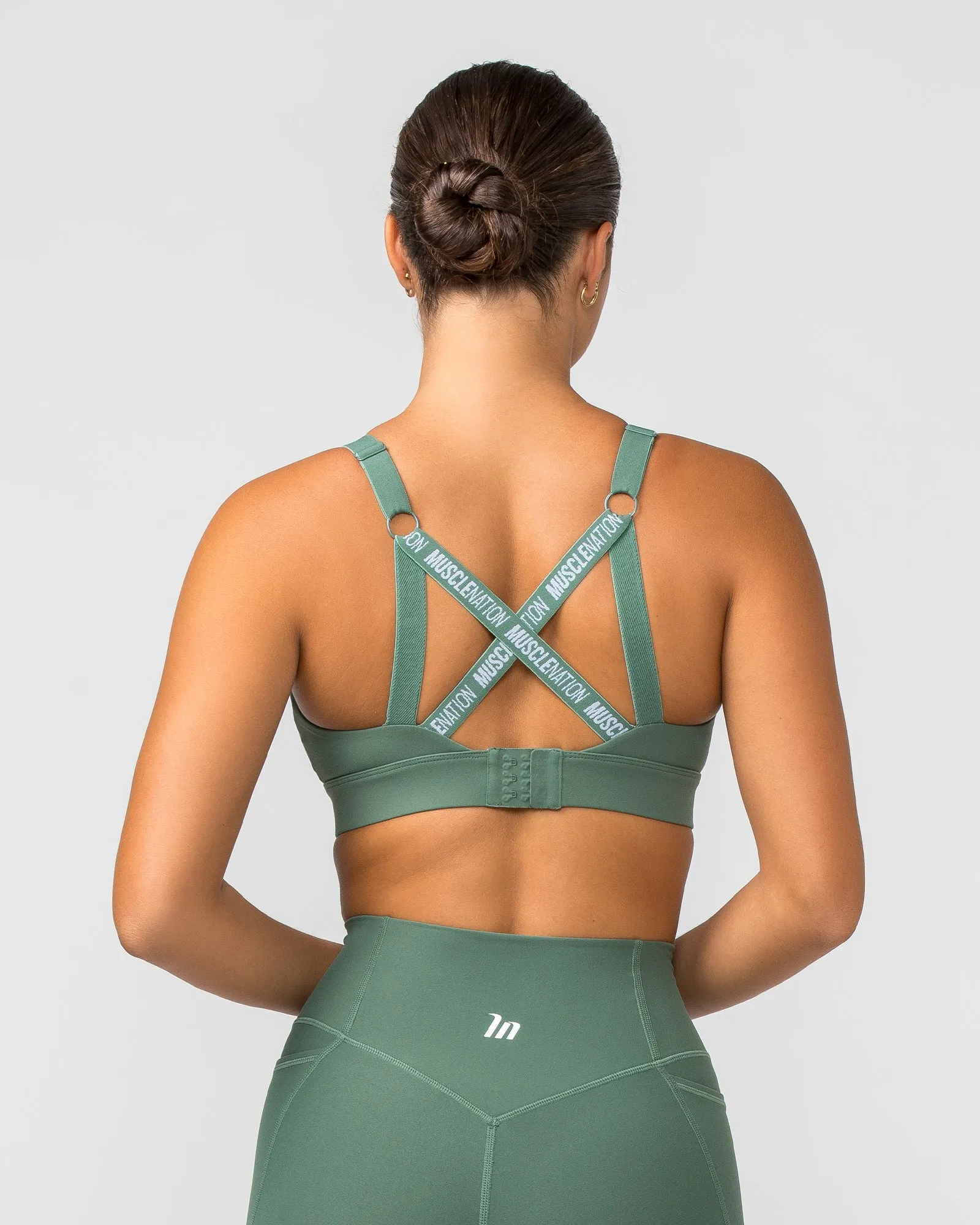 Base Bra - Mineral Green sold by Muscle Nation product image thumbnail 4