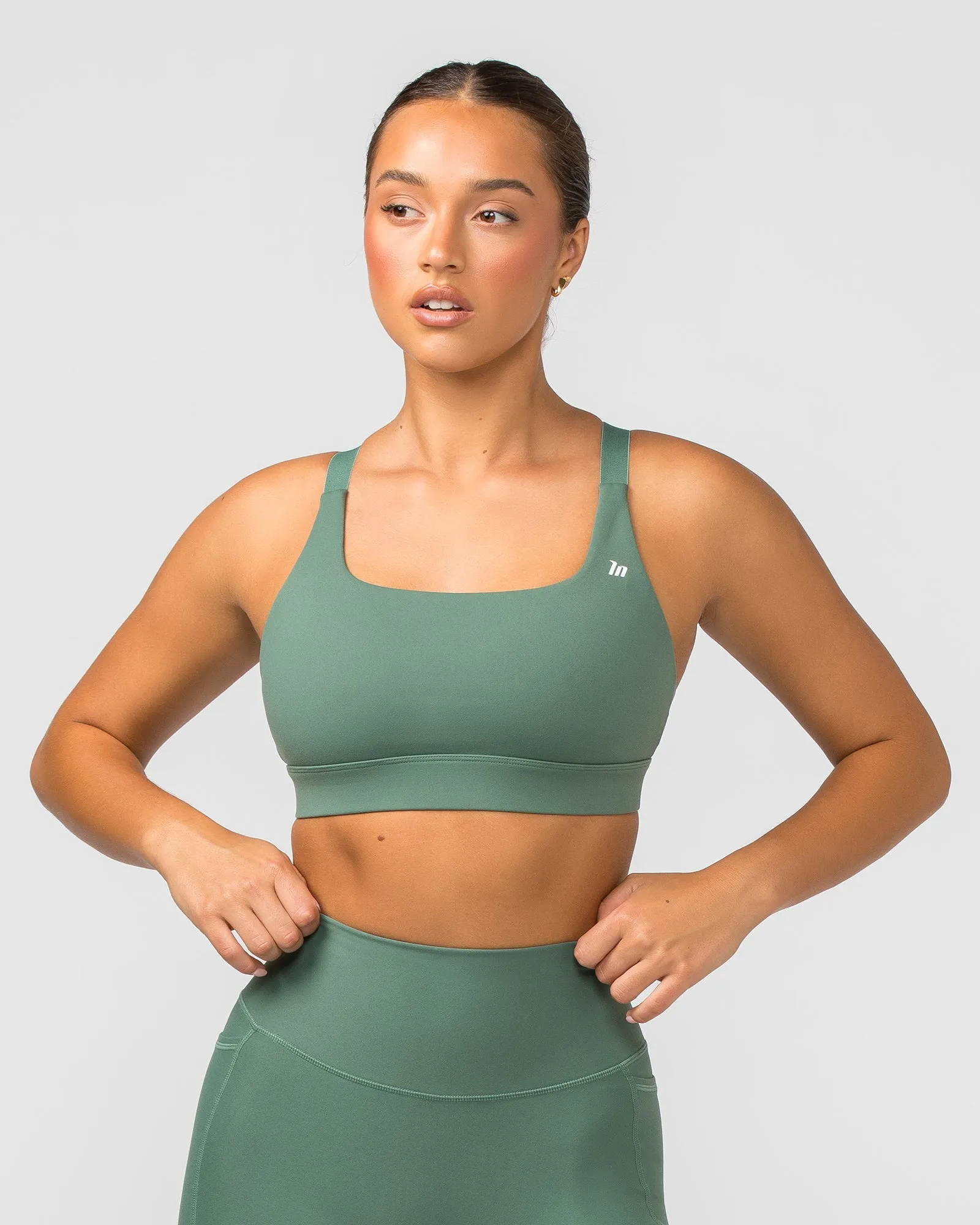 Base Bra - Mineral Green sold by Muscle Nation