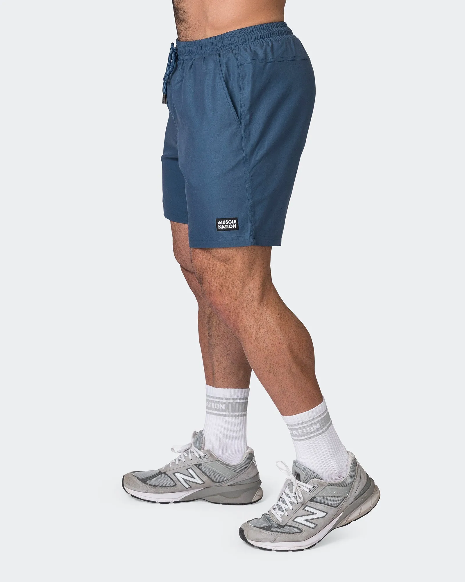 Daily 6" Shorts - Bluesteel sold by Muscle Nation product image thumbnail 4