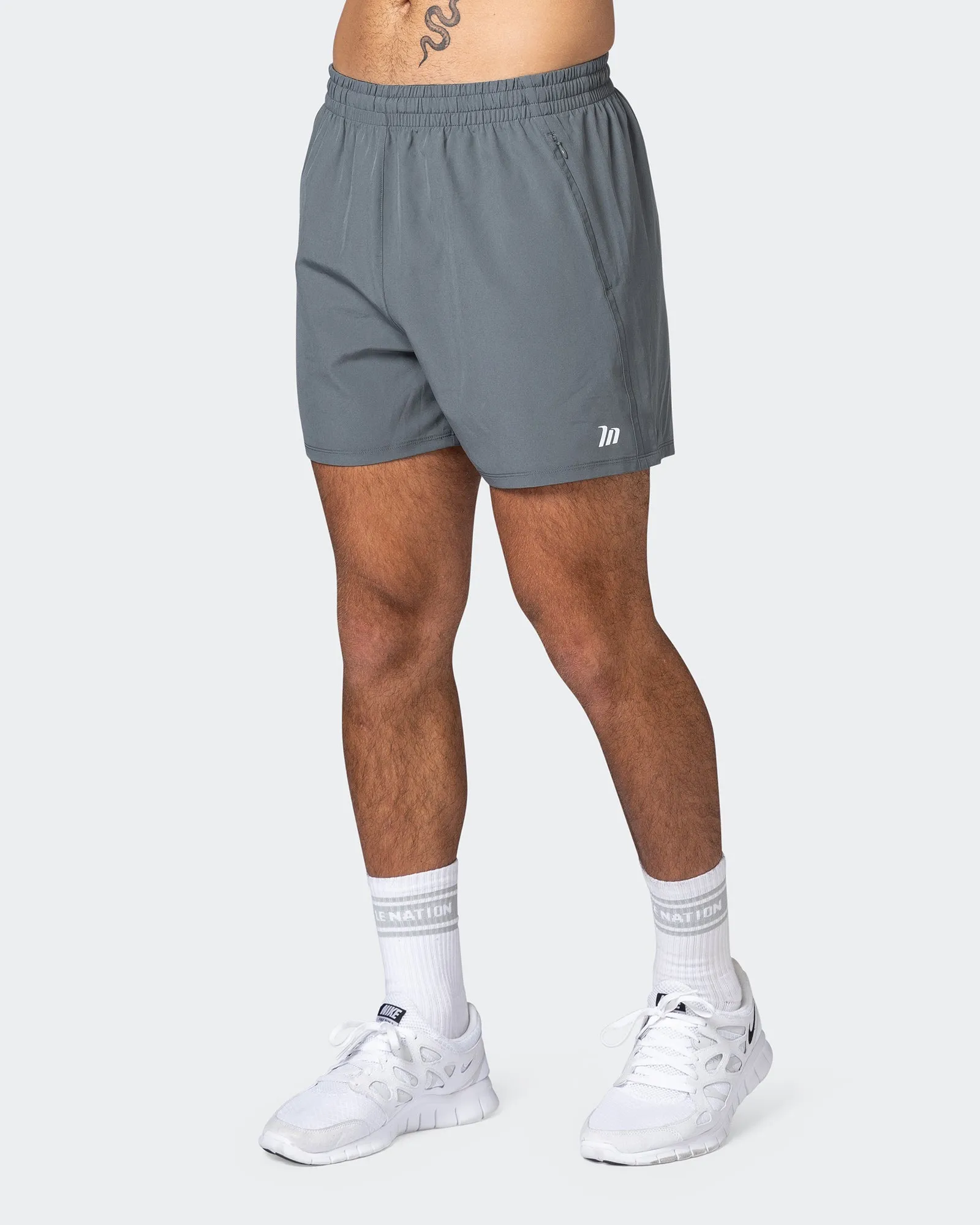 New Heights 4" Shorts - Shadow Grey sold by Muscle Nation product image thumbnail 3