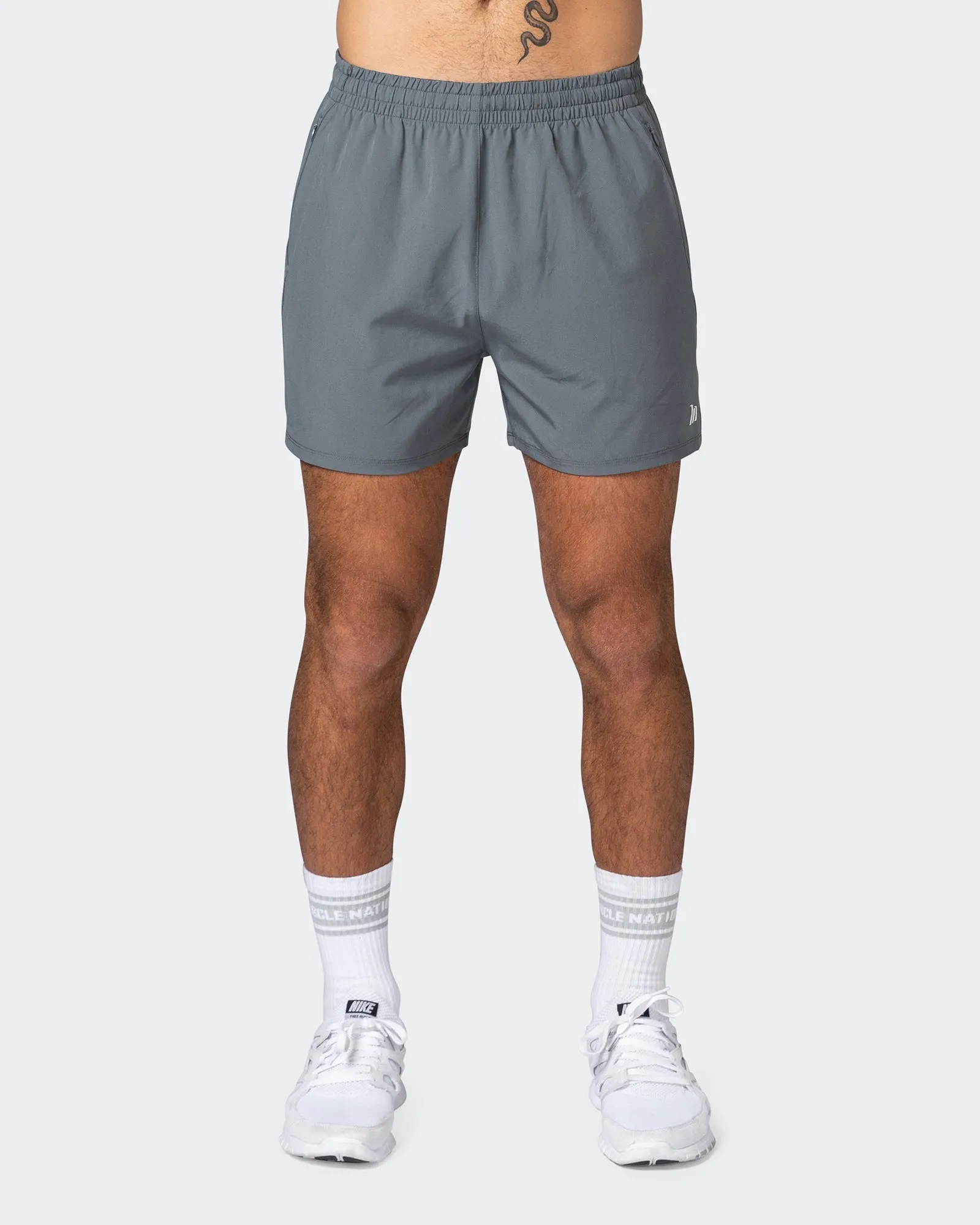 New Heights 4" Shorts - Shadow Grey sold by Muscle Nation product image thumbnail 2