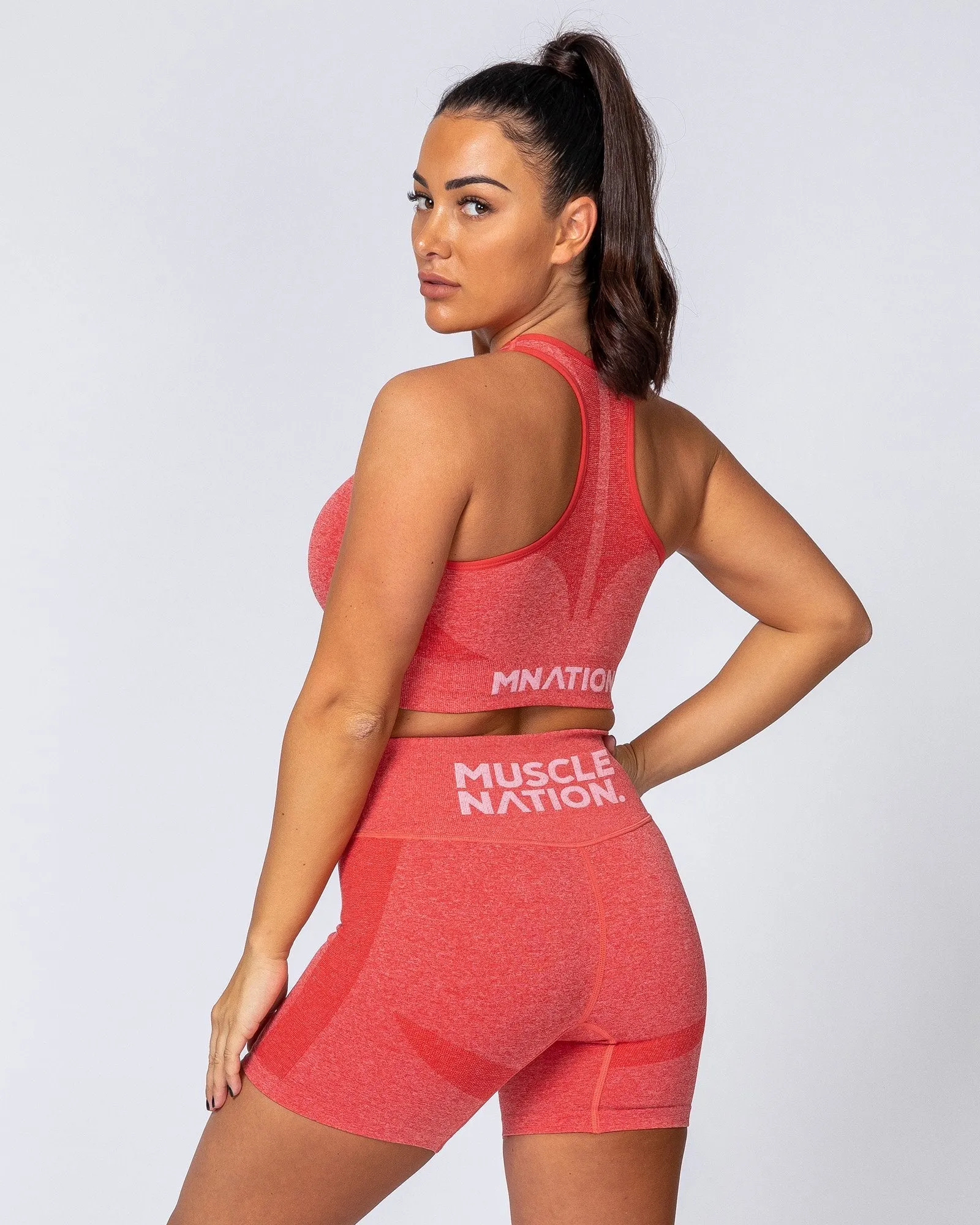 Comfort Seamless Bra - Poppy Marl sold by Muscle Nation product image thumbnail 2