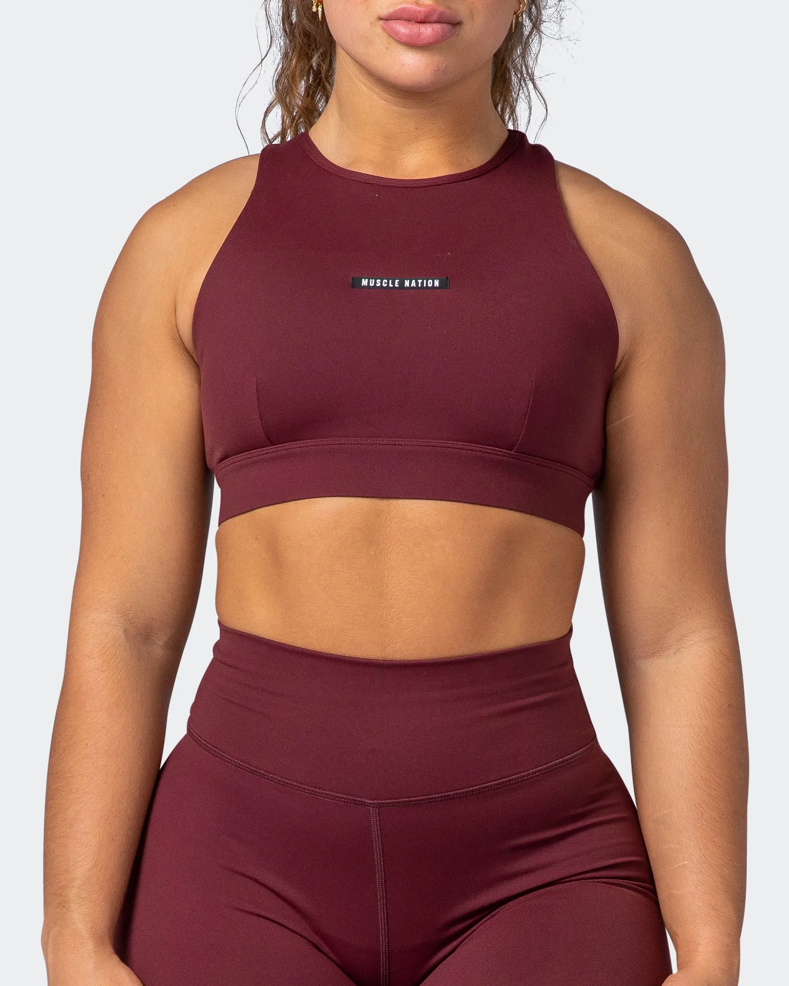 Step Up Bra - Dark Plum sold by Muscle Nation product image thumbnail 2