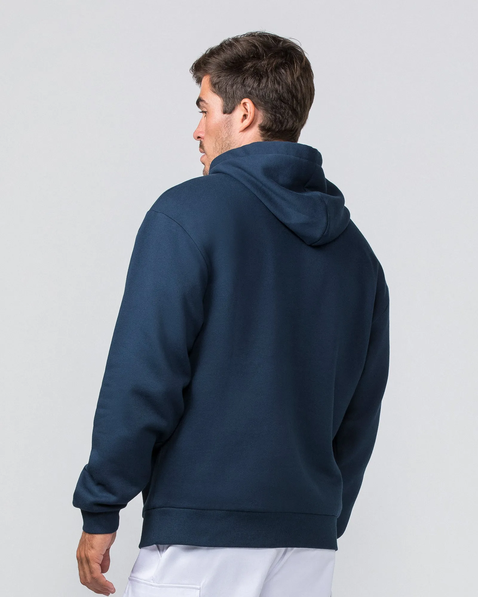 Varsity Oversized Hoodie - Navy sold by Muscle Nation product image thumbnail 3