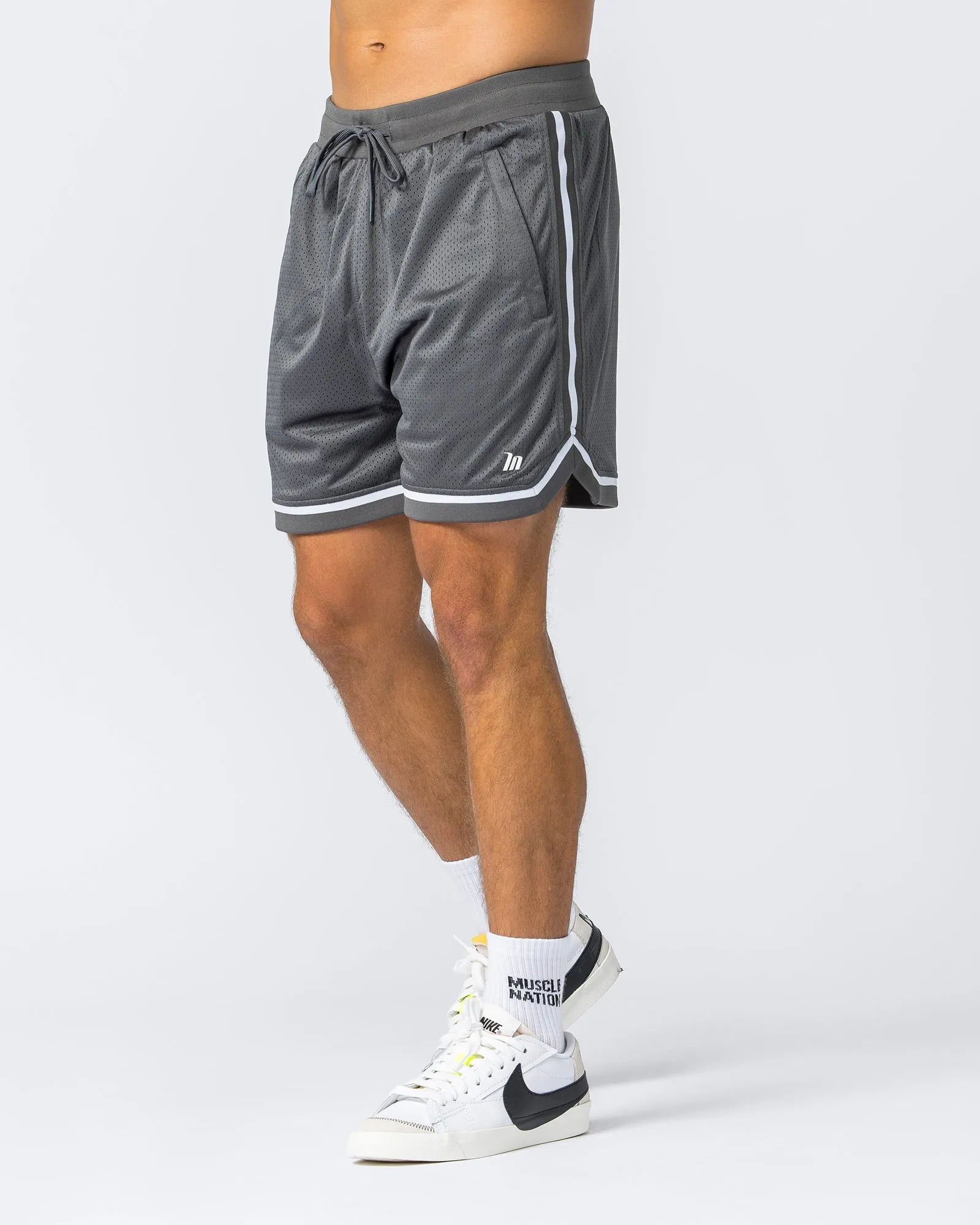 Mens 5" Basketball Shorts - Tornado sold by Muscle Nation product image thumbnail 3