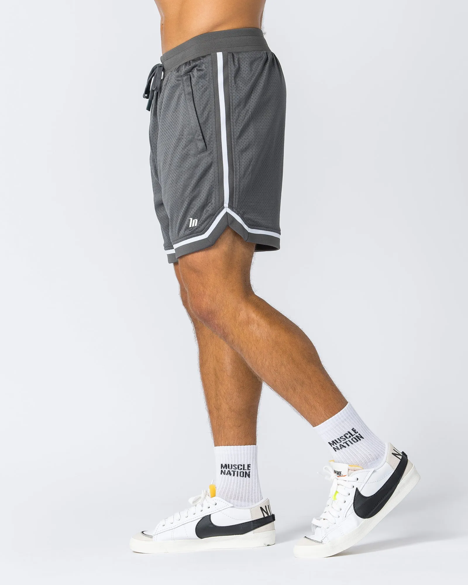 Mens 5" Basketball Shorts - Tornado sold by Muscle Nation product image thumbnail 4