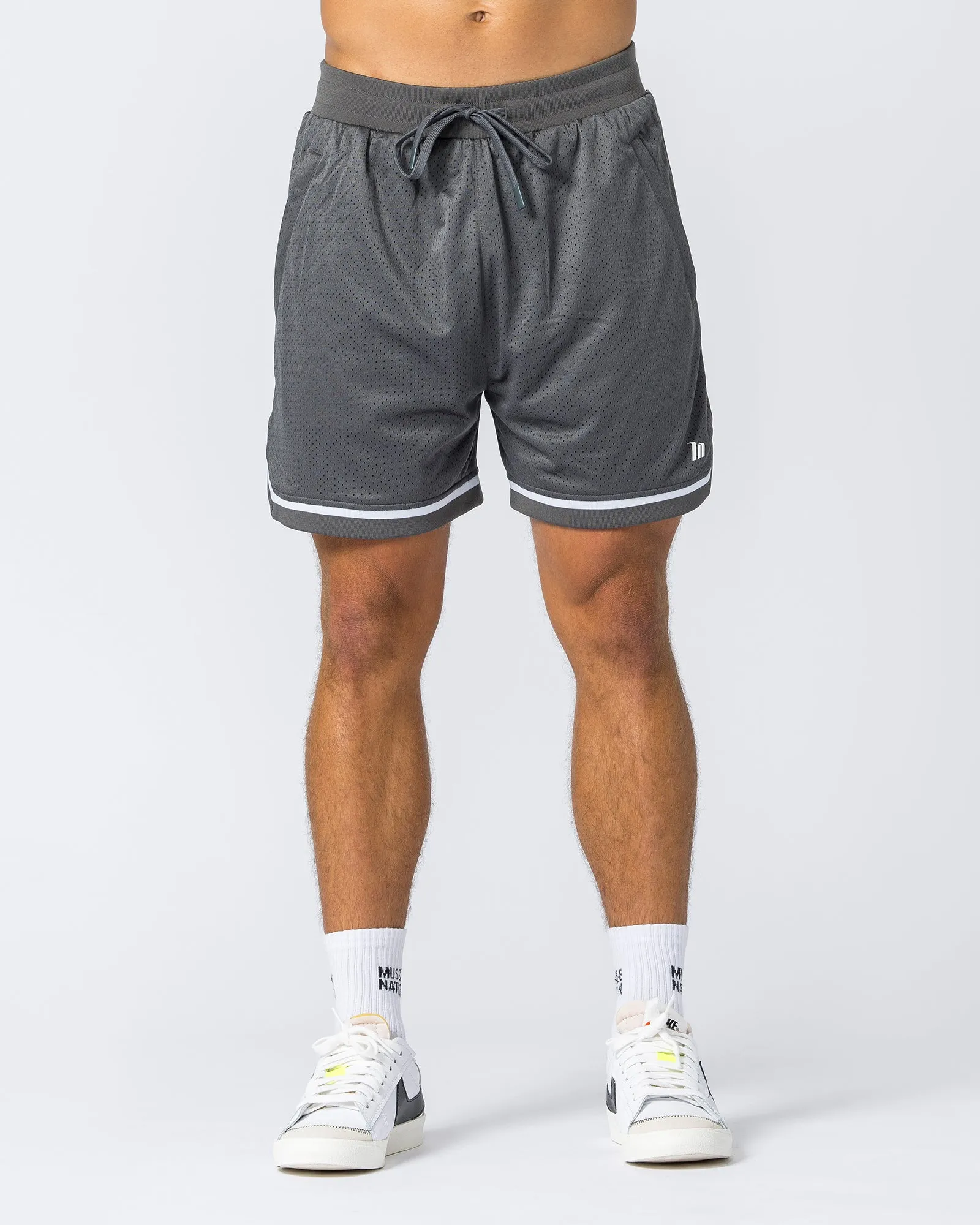 Mens 5" Basketball Shorts - Tornado sold by Muscle Nation product image thumbnail 2
