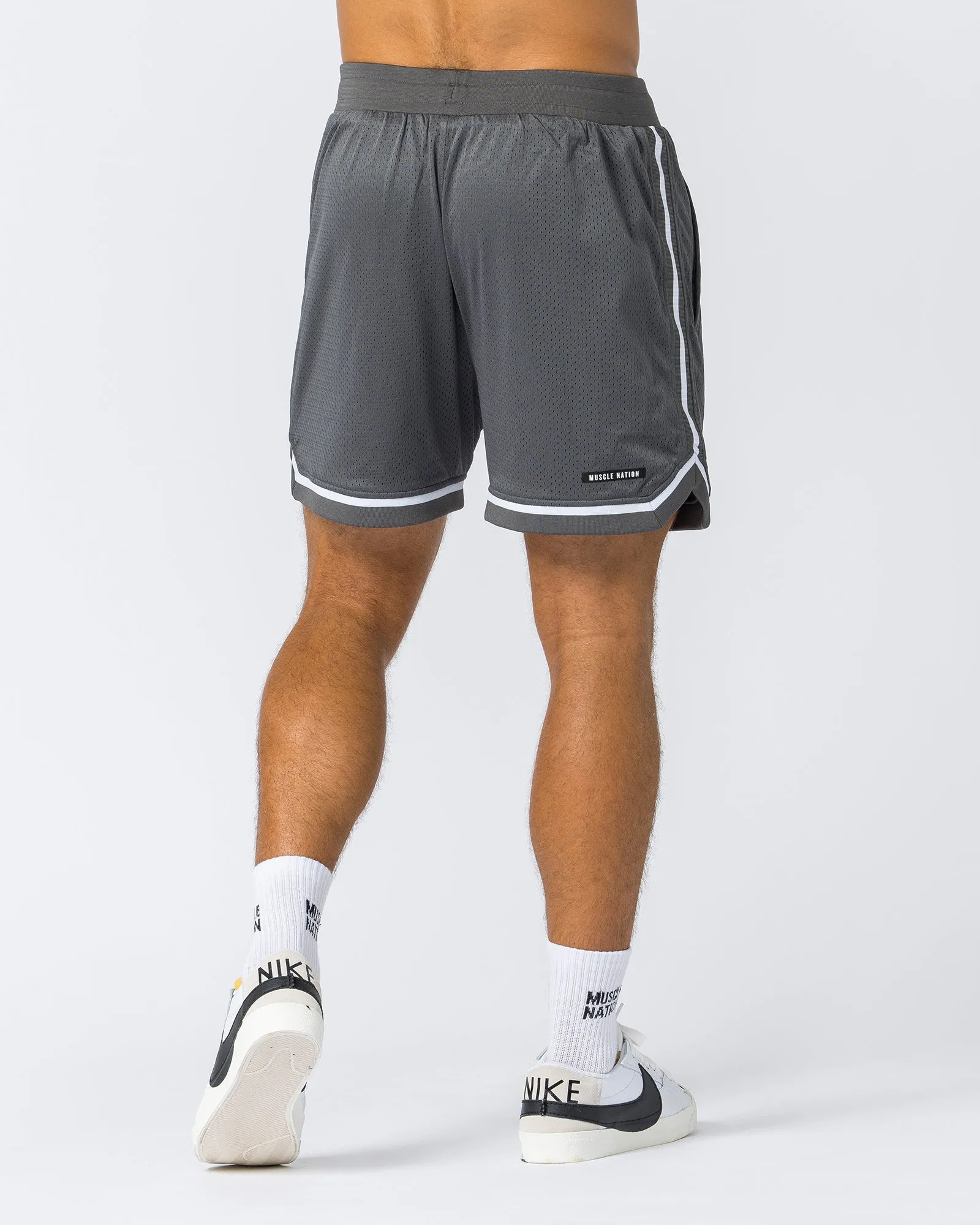 Mens 5" Basketball Shorts - Tornado sold by Muscle Nation product image thumbnail 5