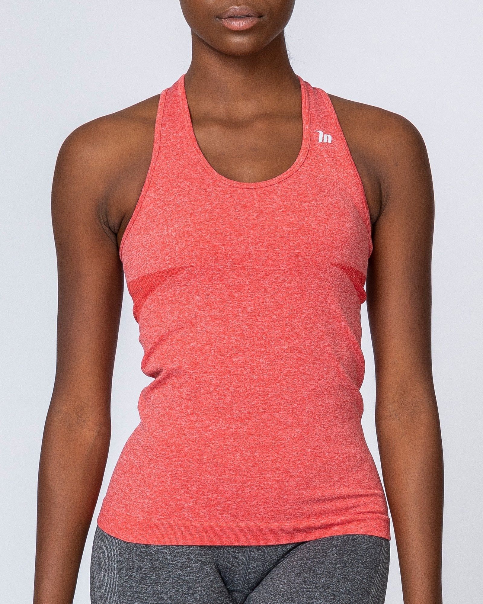 Comfort Seamless Tank - Poppy Marl sold by Muscle Nation product image thumbnail 3