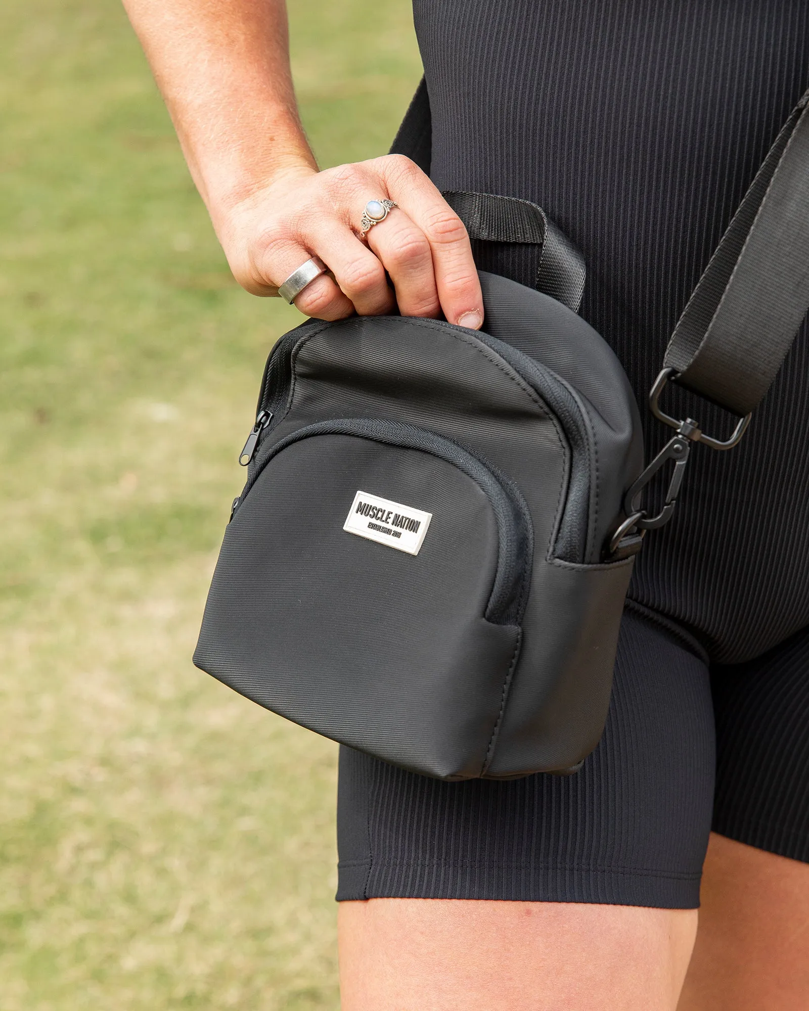Mini Side Bag - Black sold by Muscle Nation product image thumbnail 4
